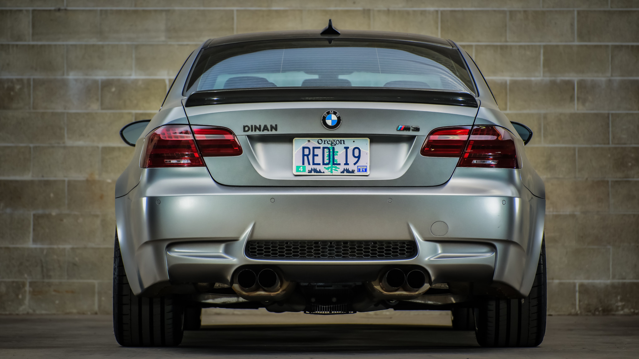 Dinan-Modified Frozen Gray 2011 BMW M3 Competition Package