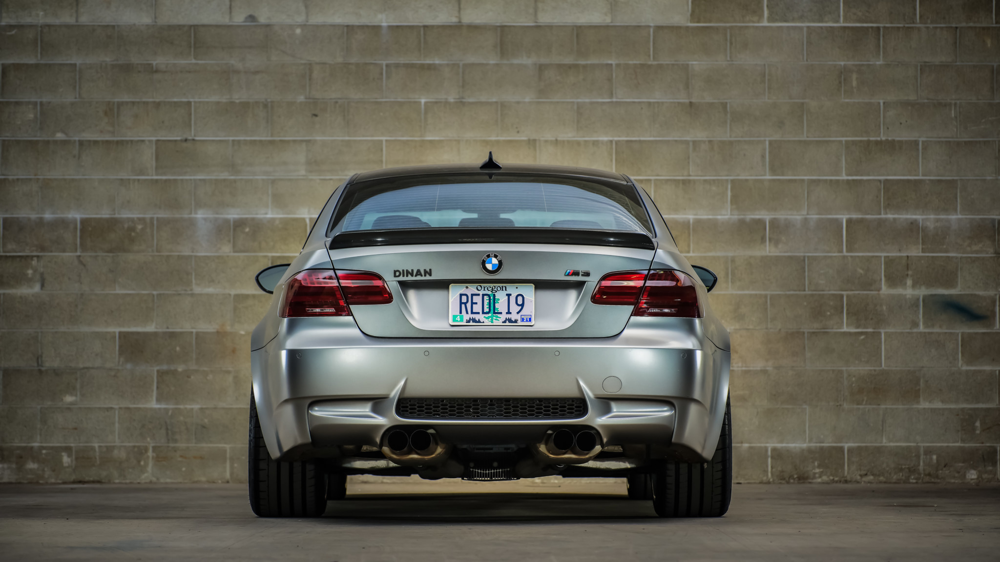 Dinan-Modified Frozen Gray 2011 BMW M3 Competition Package