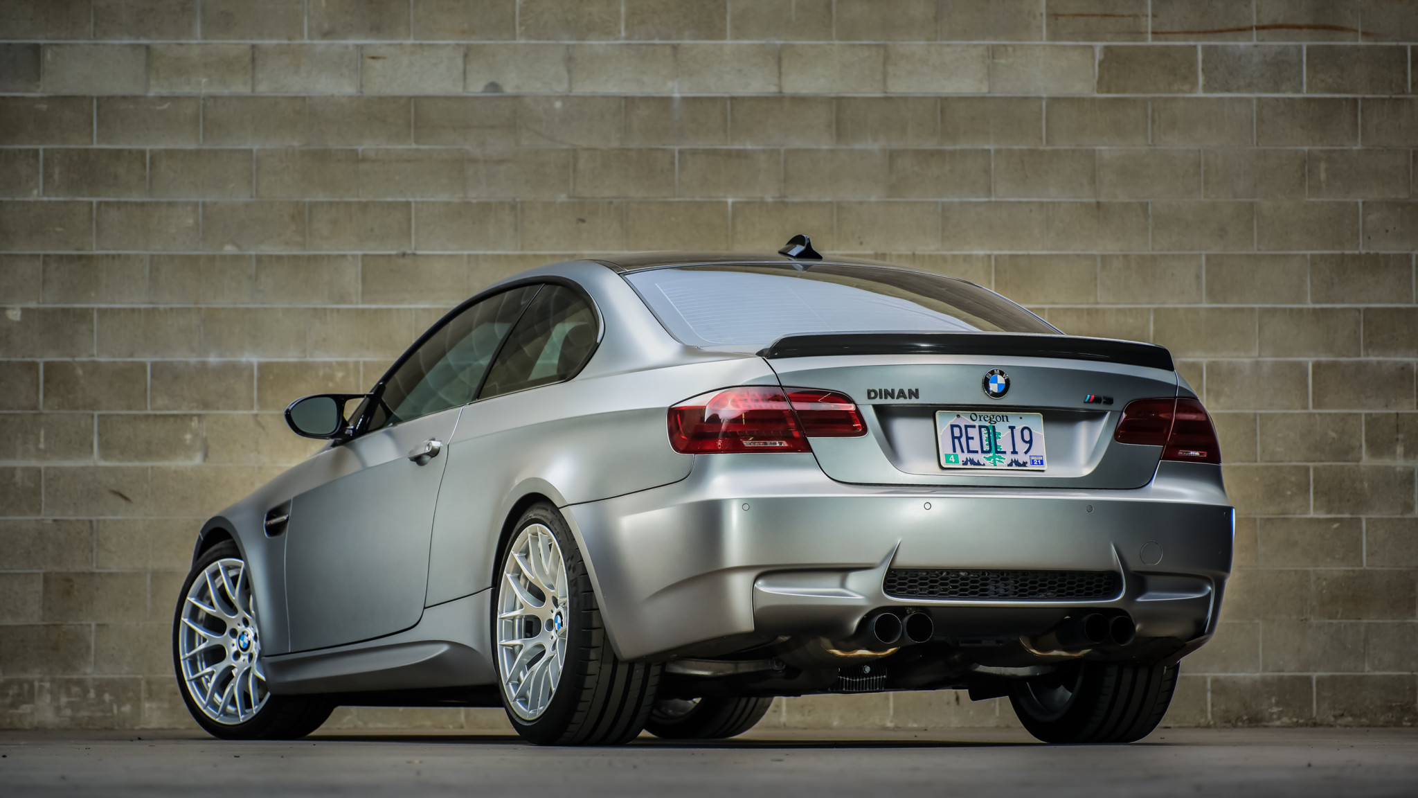 Dinan-Modified Frozen Gray 2011 BMW M3 Competition Package