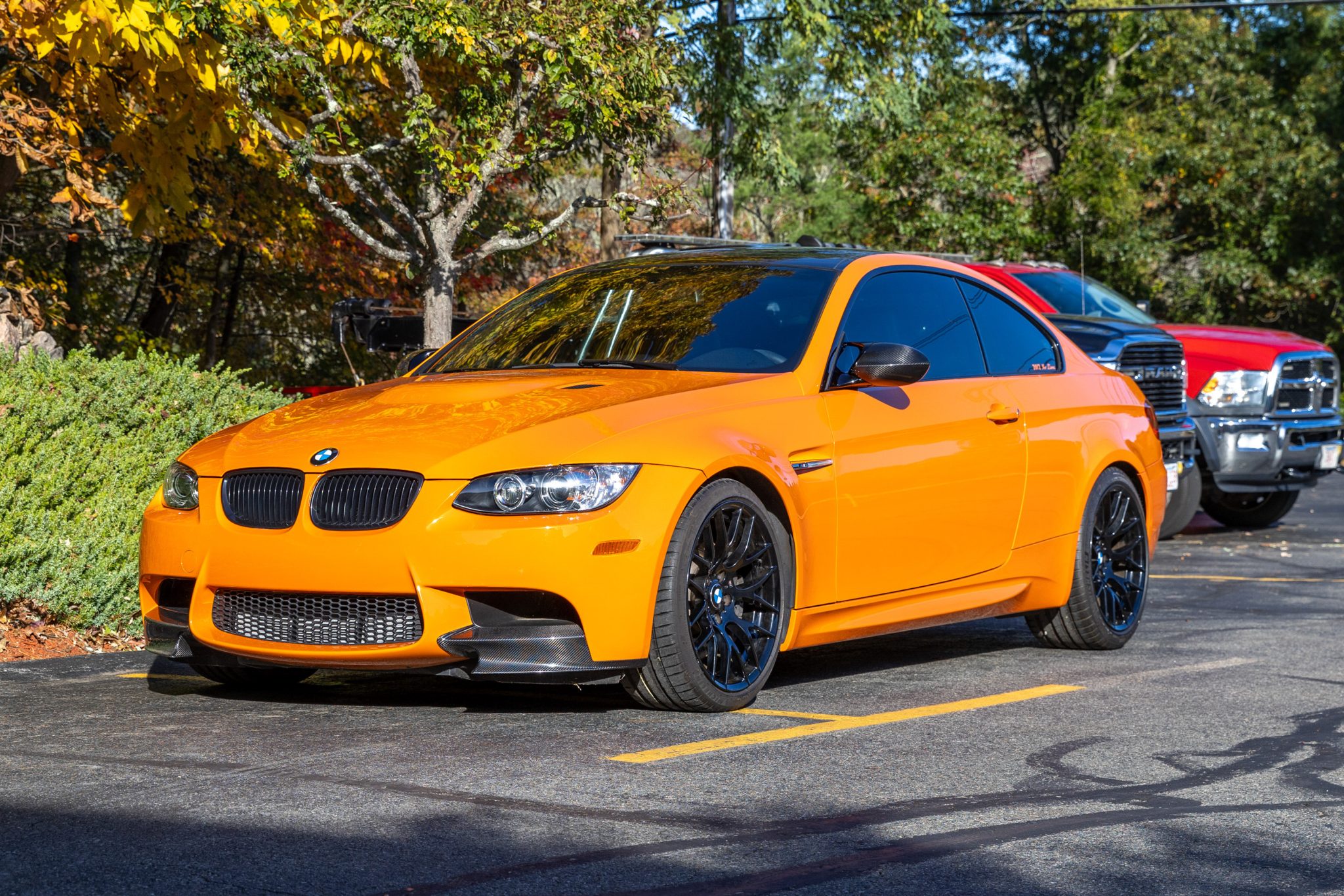 Individual Fire Orange, 4,700-Mile 2012 BMW M3 Coupe Competition Package