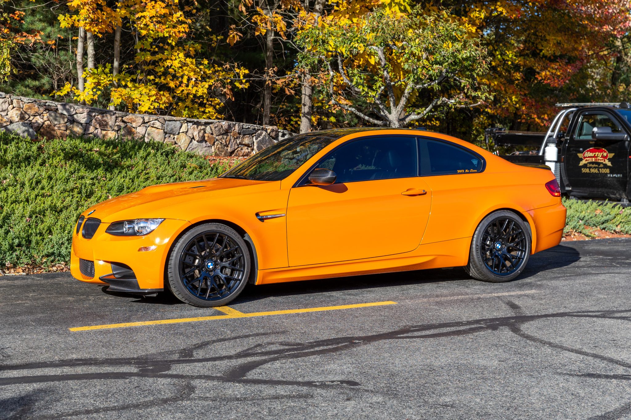 Individual Fire Orange, 4,700-Mile 2012 BMW M3 Coupe Competition Package