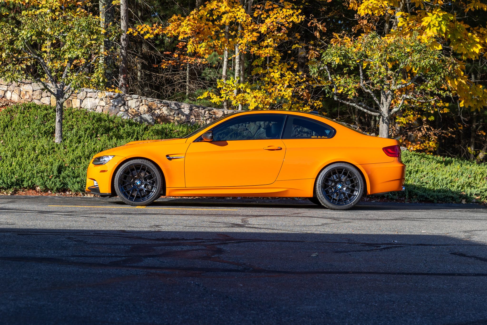Individual Fire Orange, 4,700-Mile 2012 BMW M3 Coupe Competition Package
