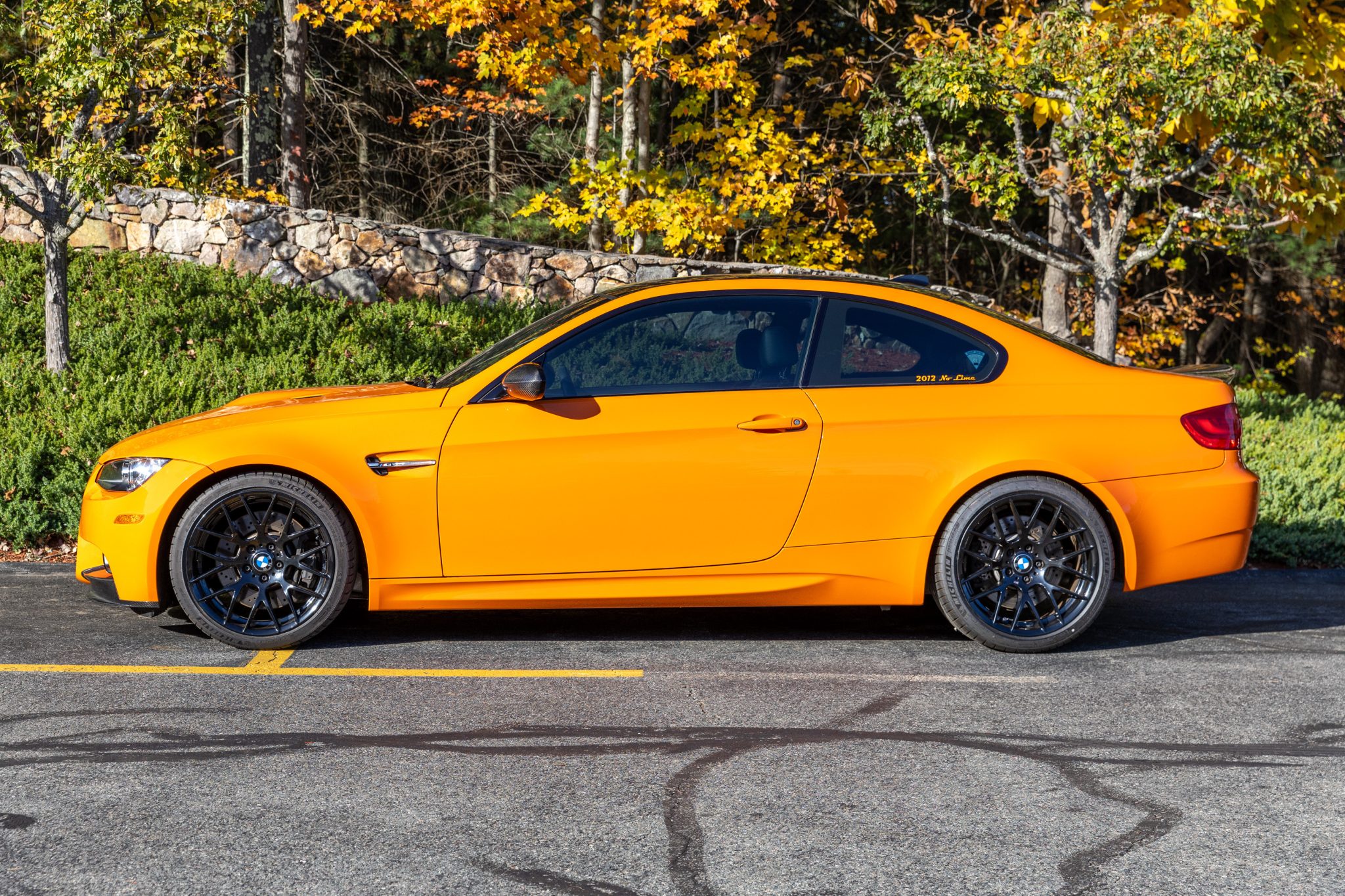 Individual Fire Orange, 4,700-Mile 2012 BMW M3 Coupe Competition Package