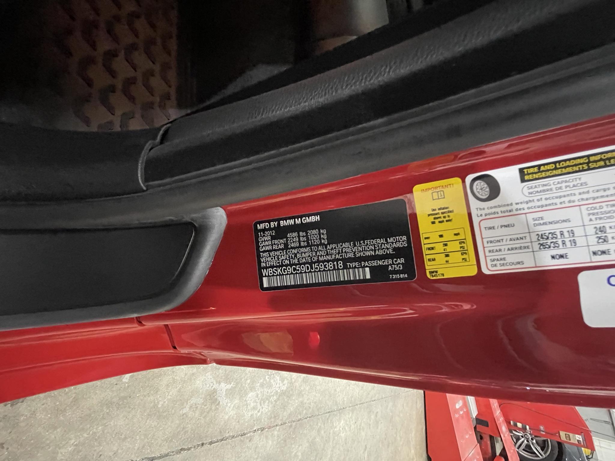 8k-Mile 2013 BMW M3 Competition Package