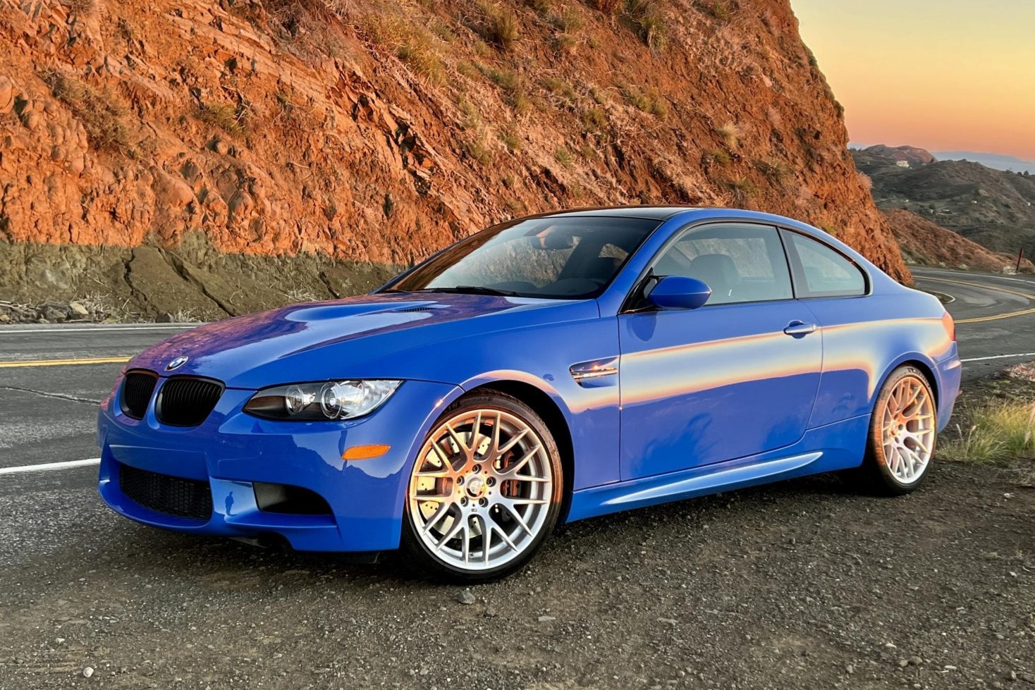 18k-Mile Santorini Blue 2013 BMW M3 Coupe Competition Package