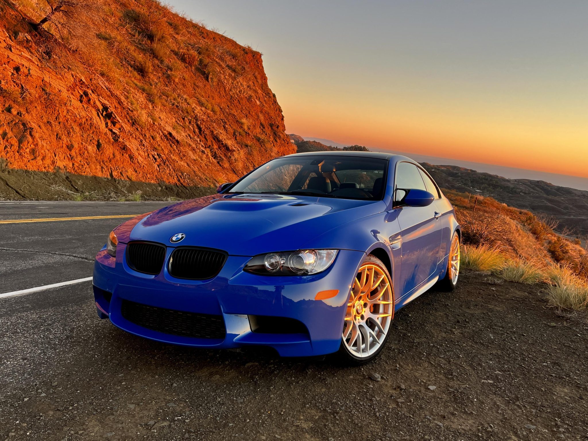 18k-Mile Santorini Blue 2013 BMW M3 Coupe Competition Package