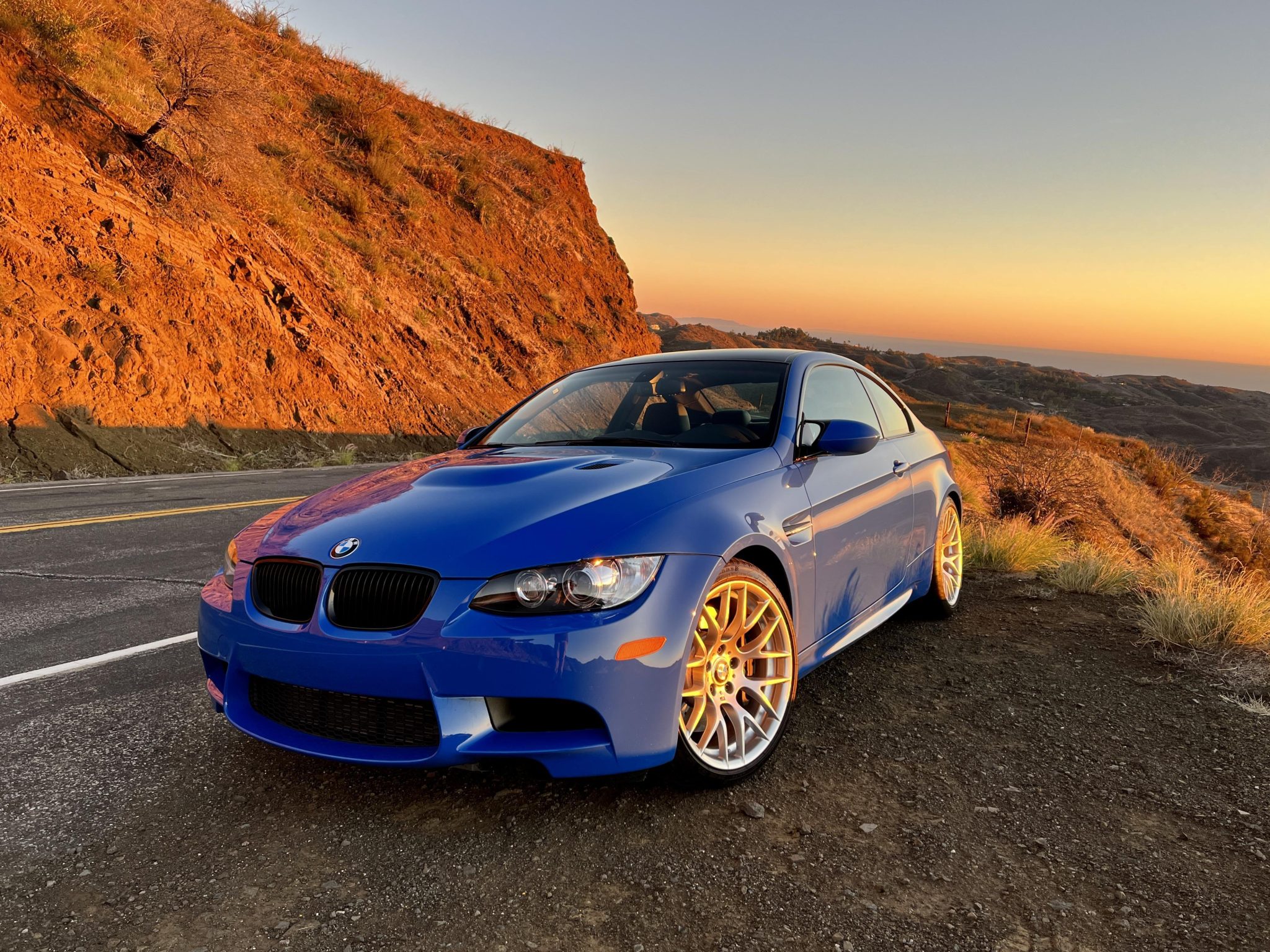 18k-Mile Santorini Blue 2013 BMW M3 Coupe Competition Package