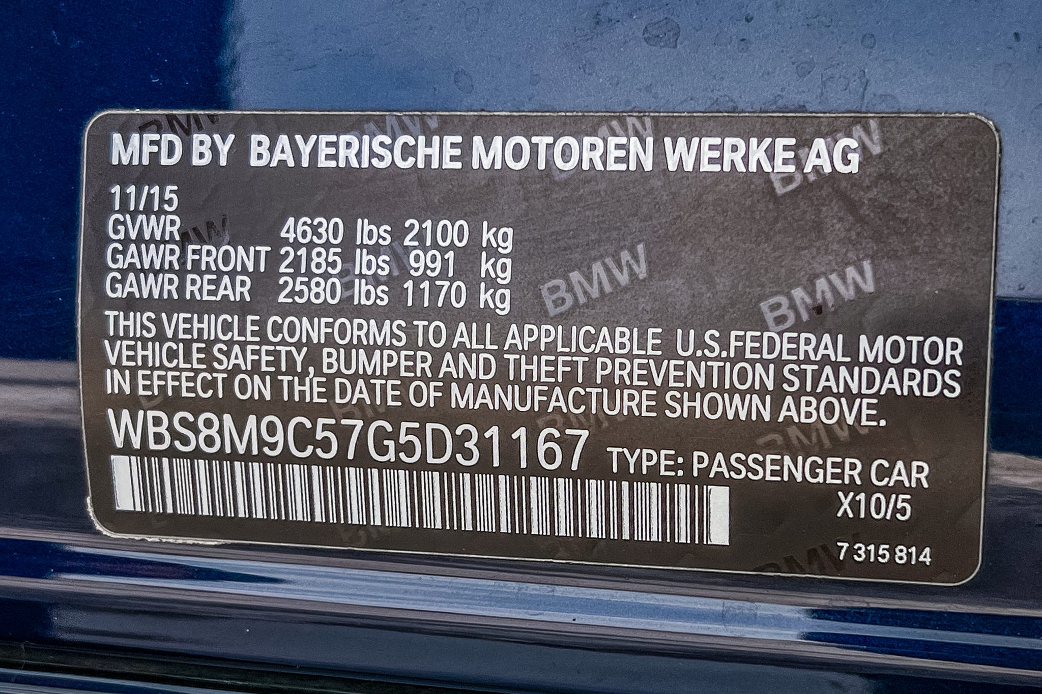 35k-Mile 2016 BMW M3 6-Speed