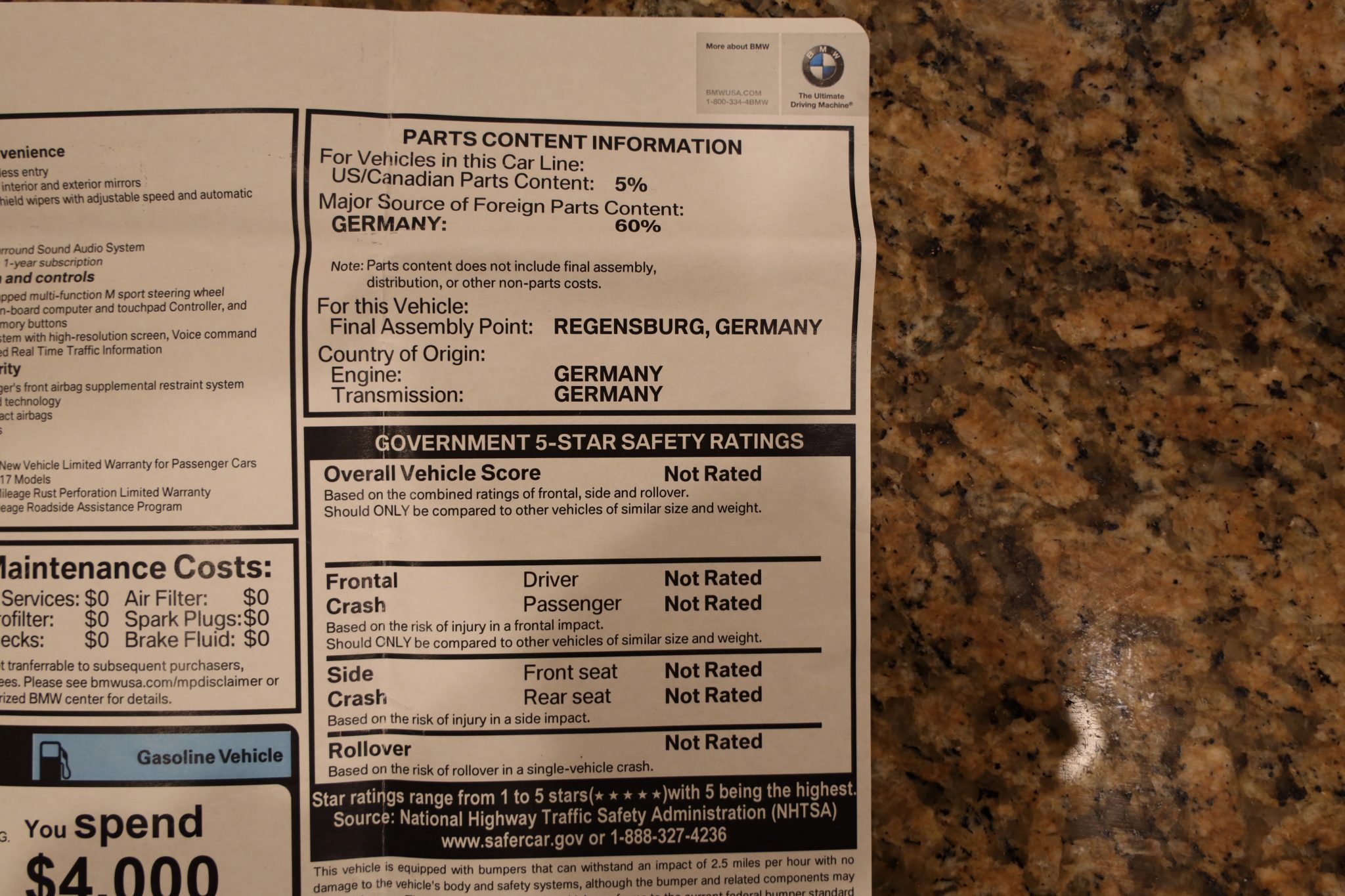 43k-Mile 2017 BMW M3 Competition Package