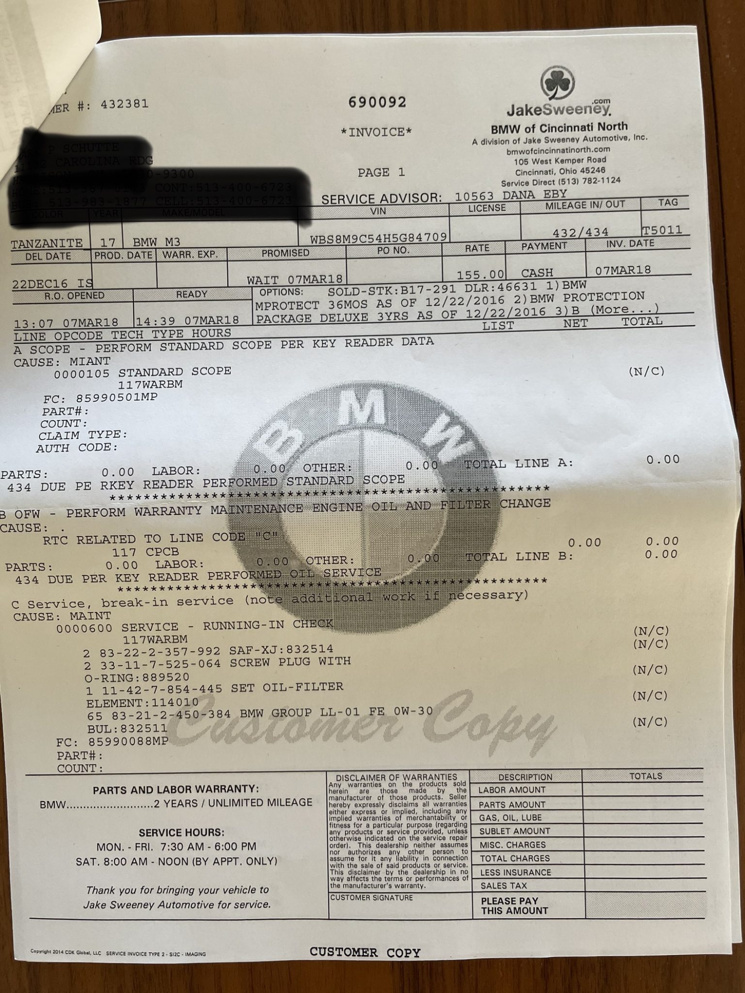 2017 BMW M3 Competition Package