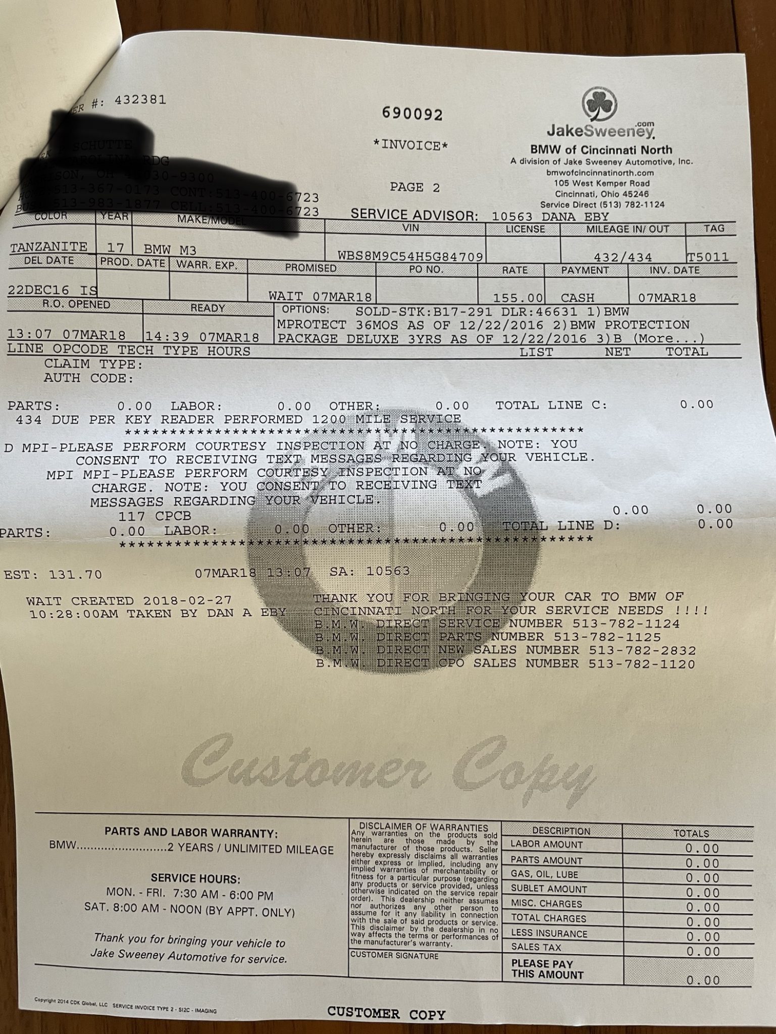 2017 BMW M3 Competition Package