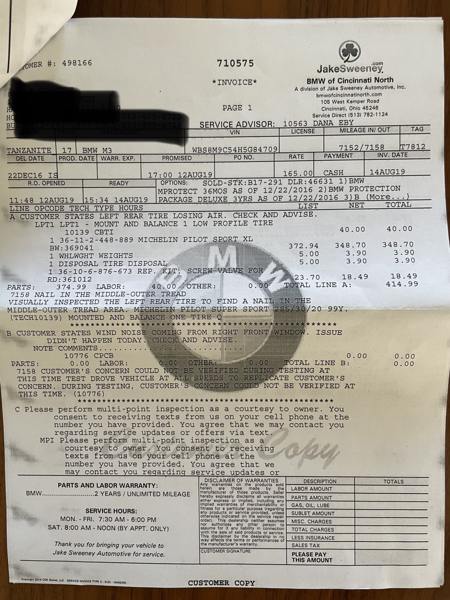 2017 BMW M3 Competition Package