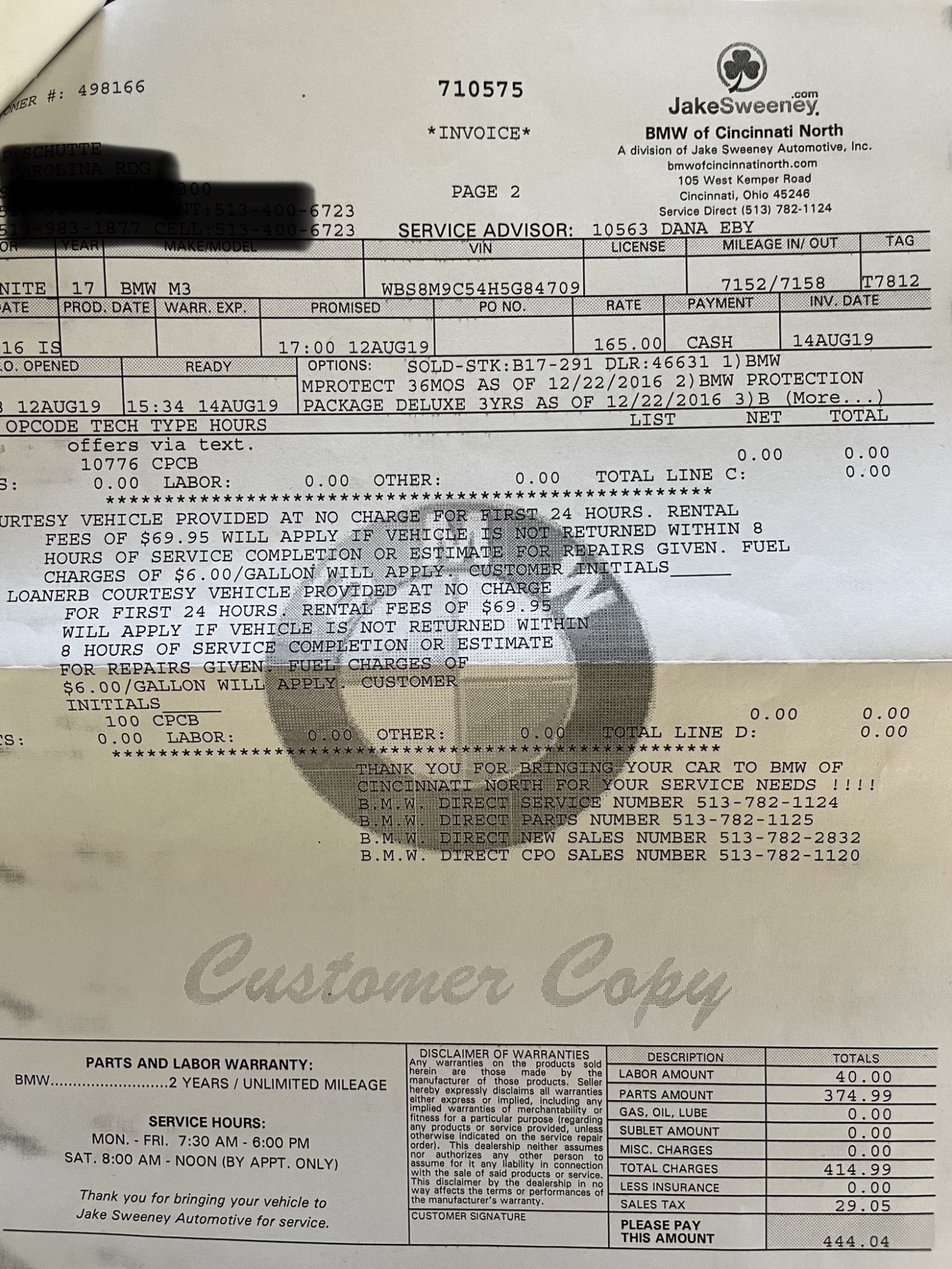 2017 BMW M3 Competition Package