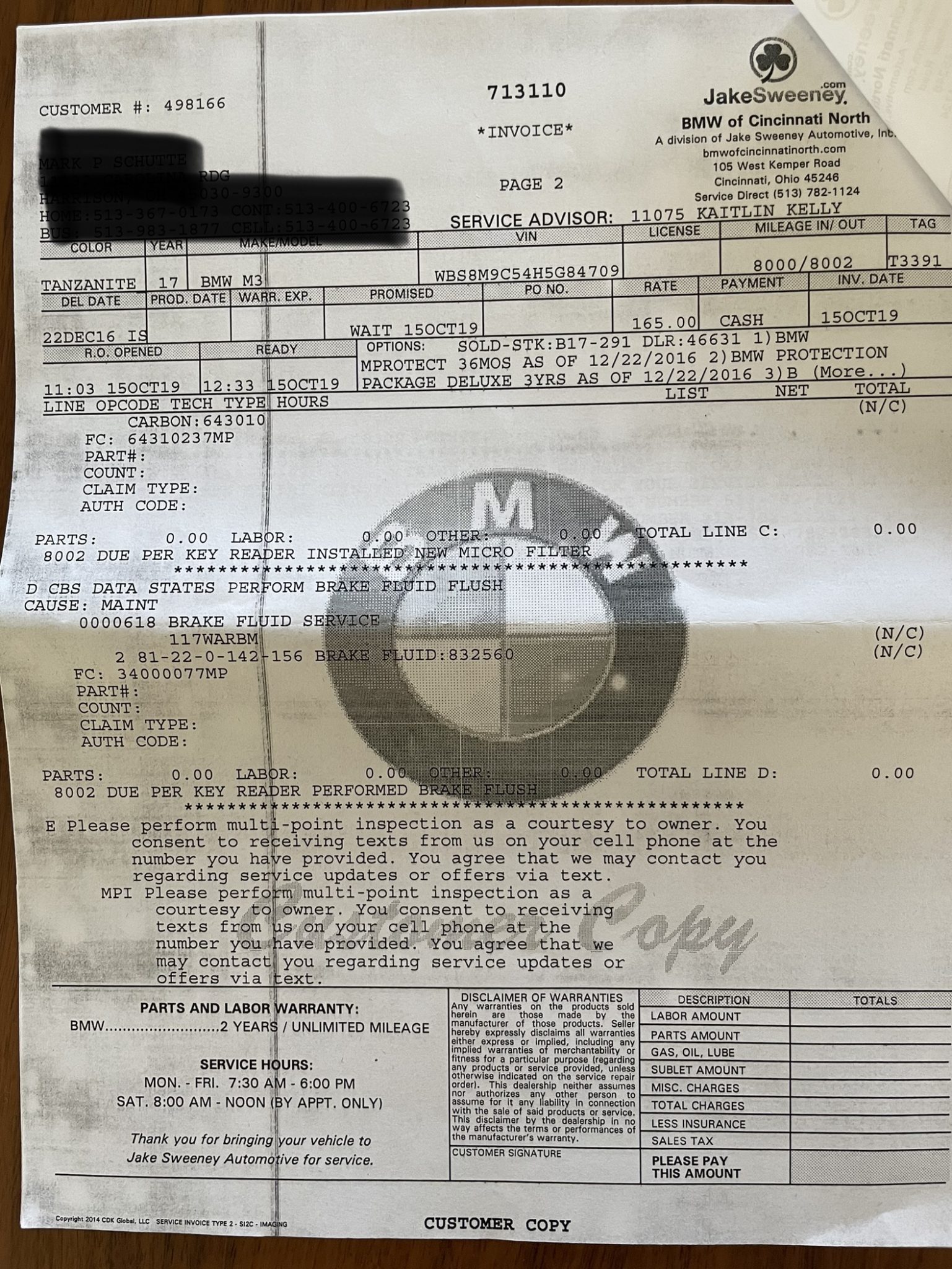 2017 BMW M3 Competition Package