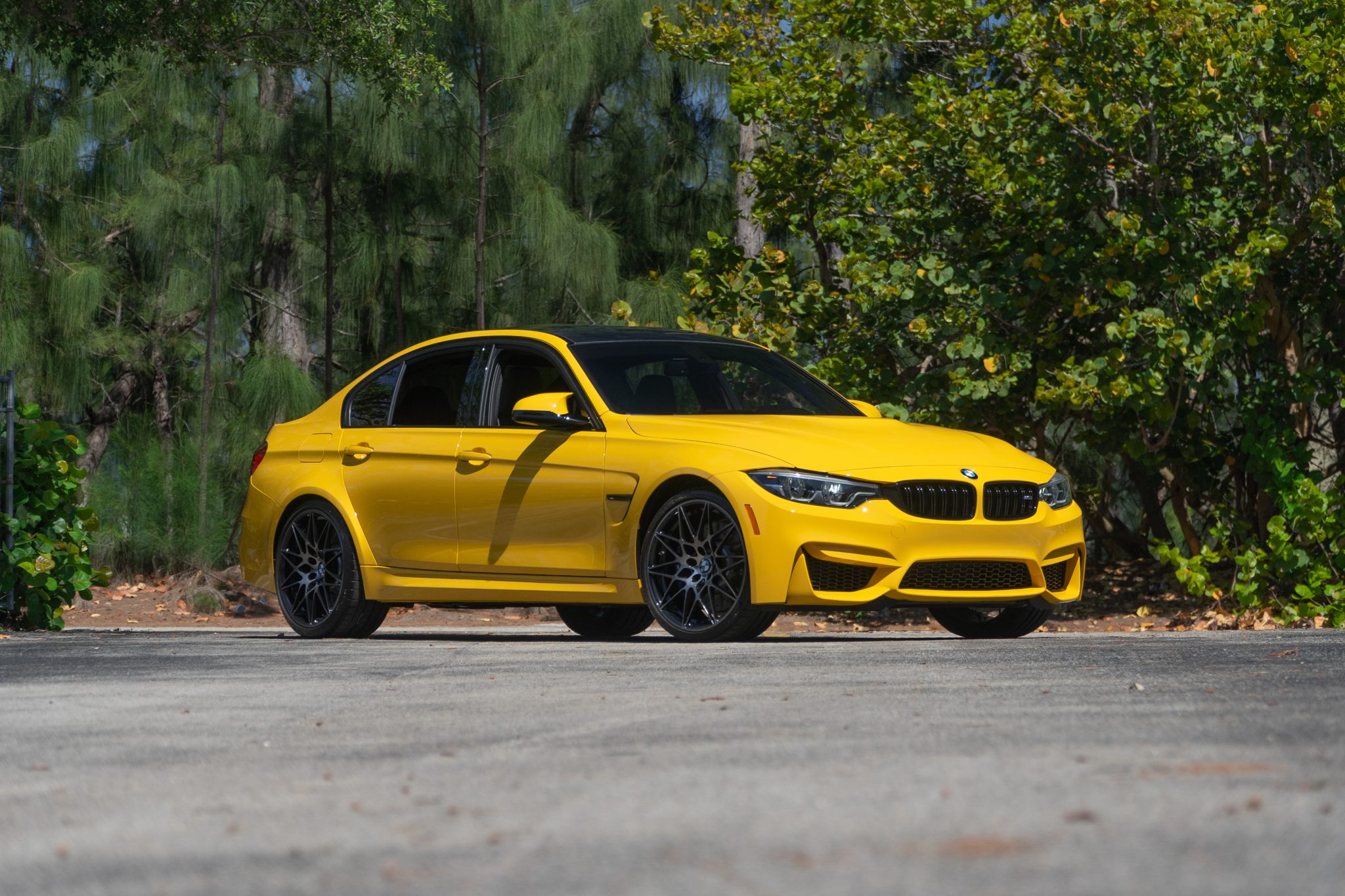Speed Yellow 2018 BMW M3 Competition Package 6-Speed