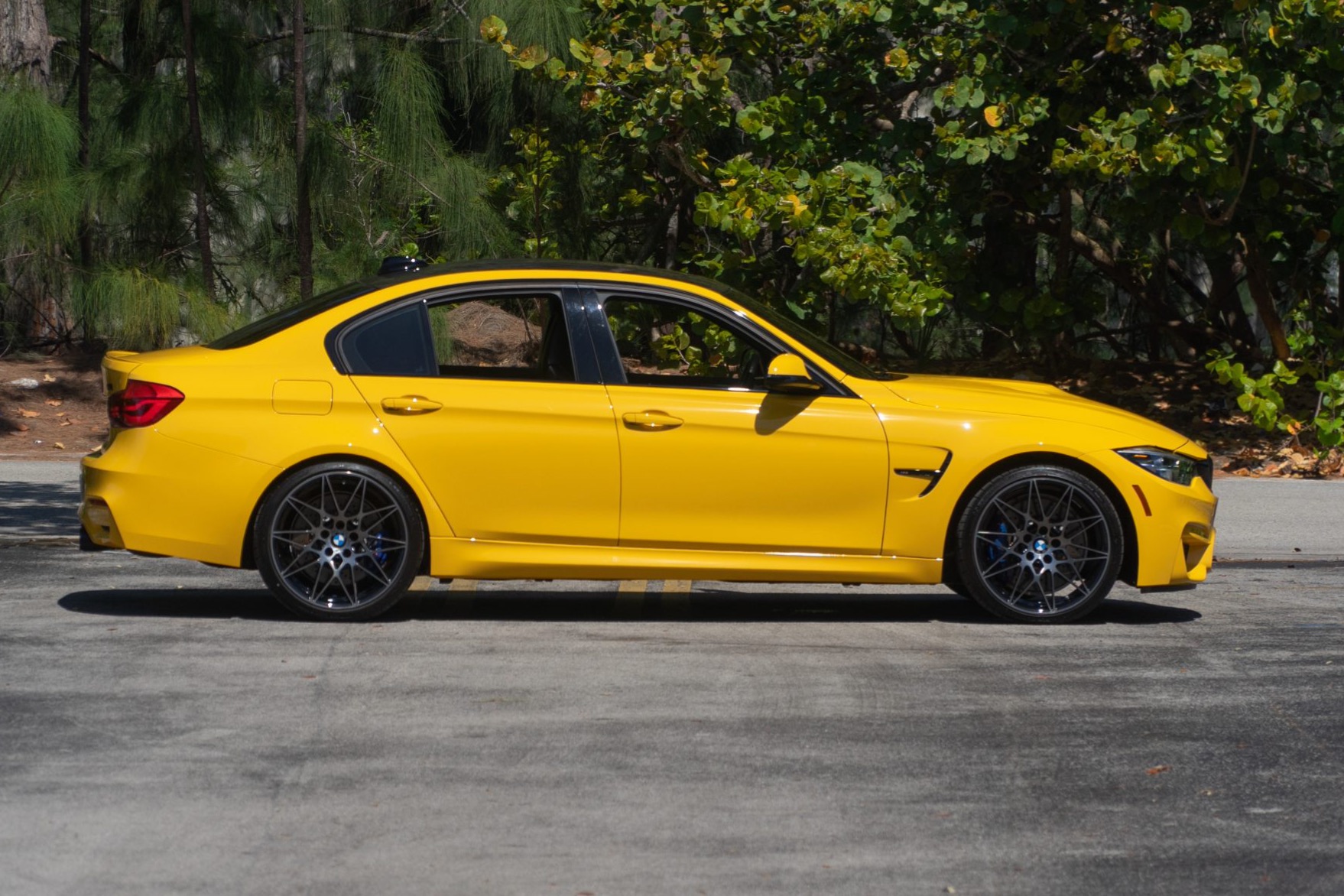 Speed Yellow 2018 BMW M3 Competition Package 6-Speed