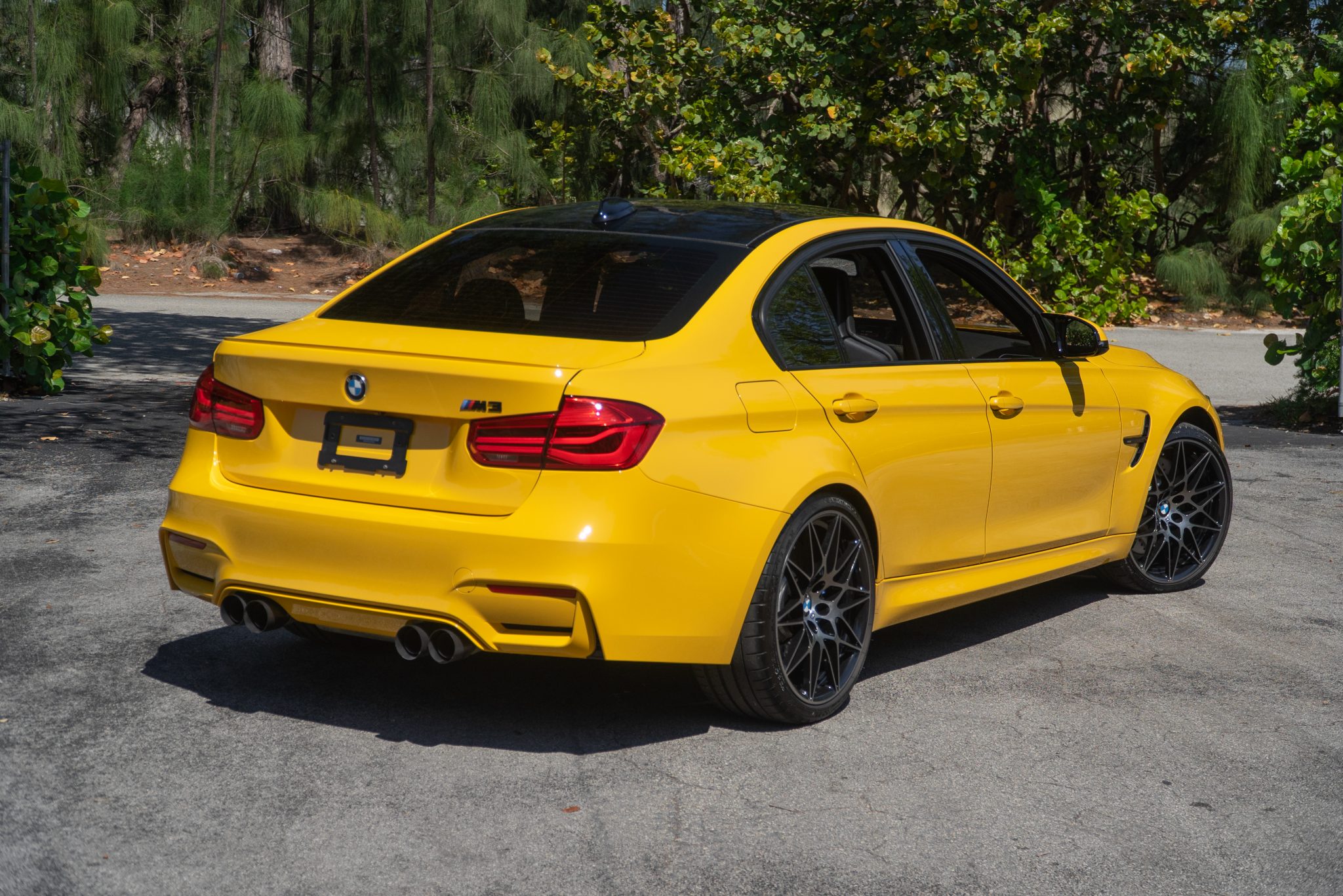 Speed Yellow 2018 BMW M3 Competition Package 6-Speed