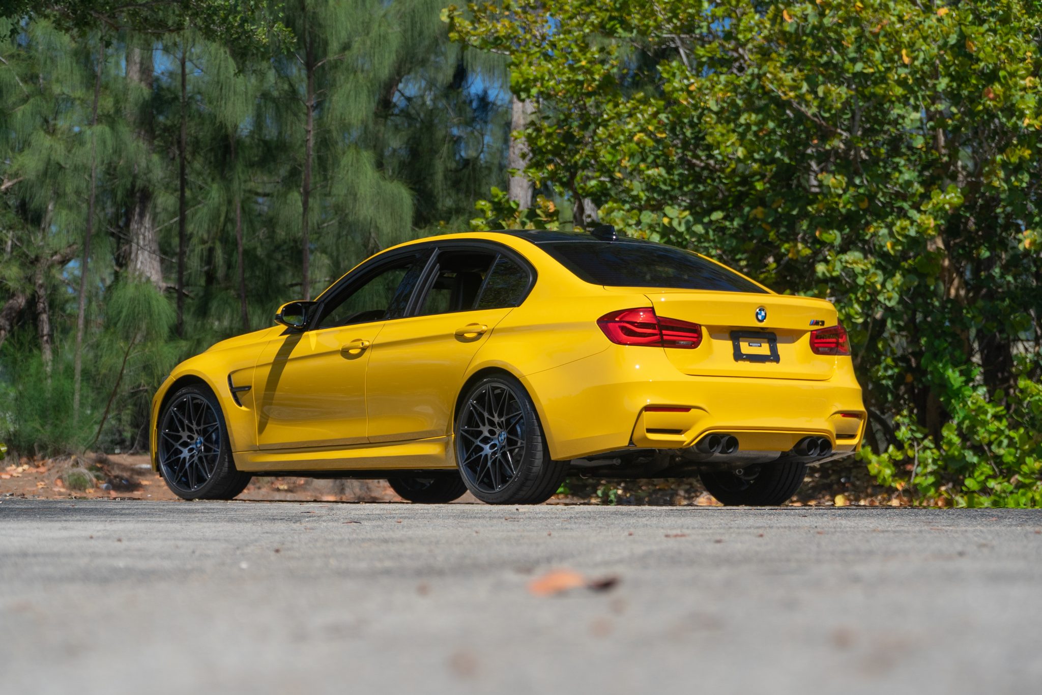 Speed Yellow 2018 BMW M3 Competition Package 6-Speed