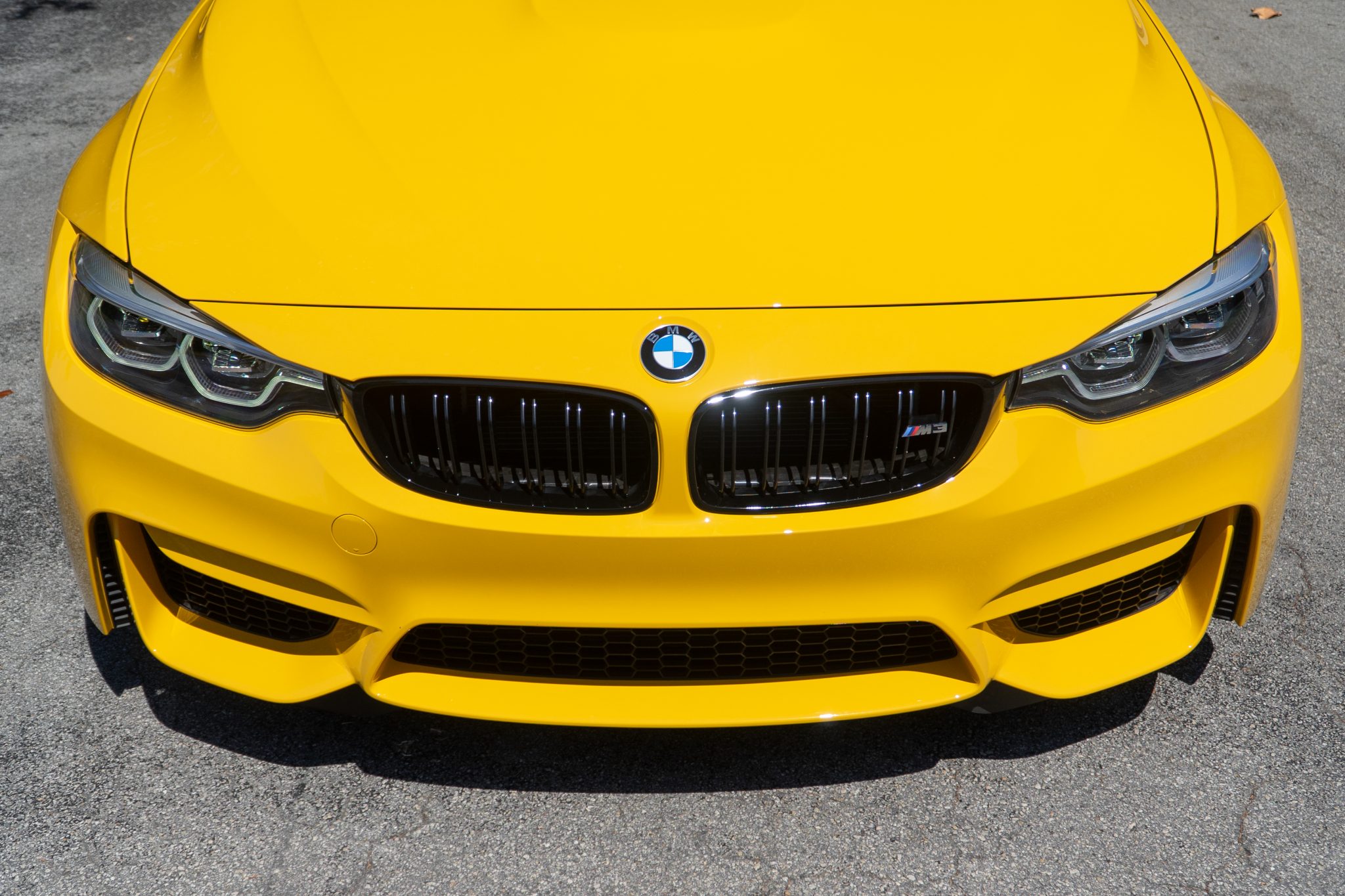 Speed Yellow 2018 BMW M3 Competition Package 6-Speed