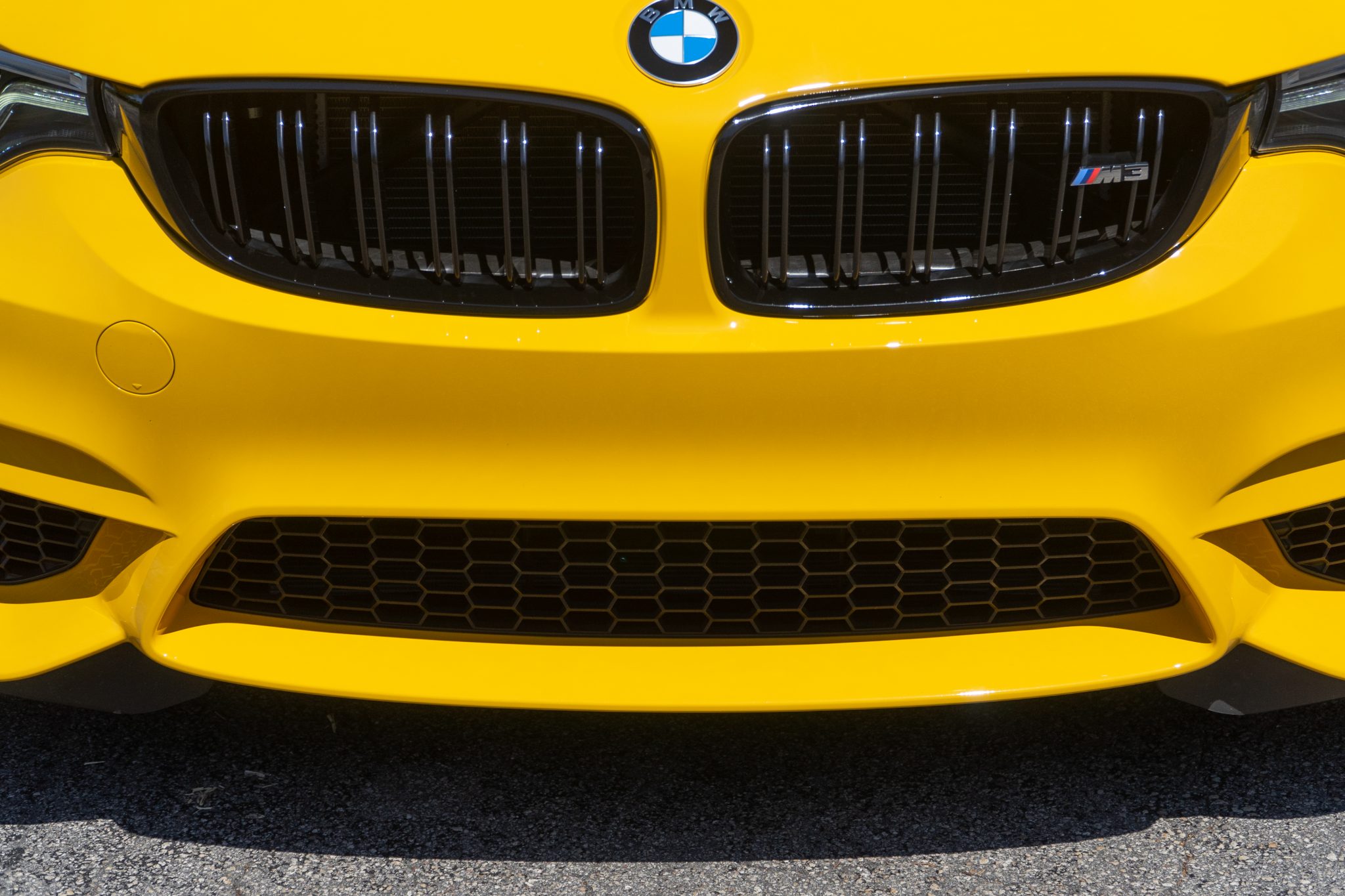 Speed Yellow 2018 BMW M3 Competition Package 6-Speed
