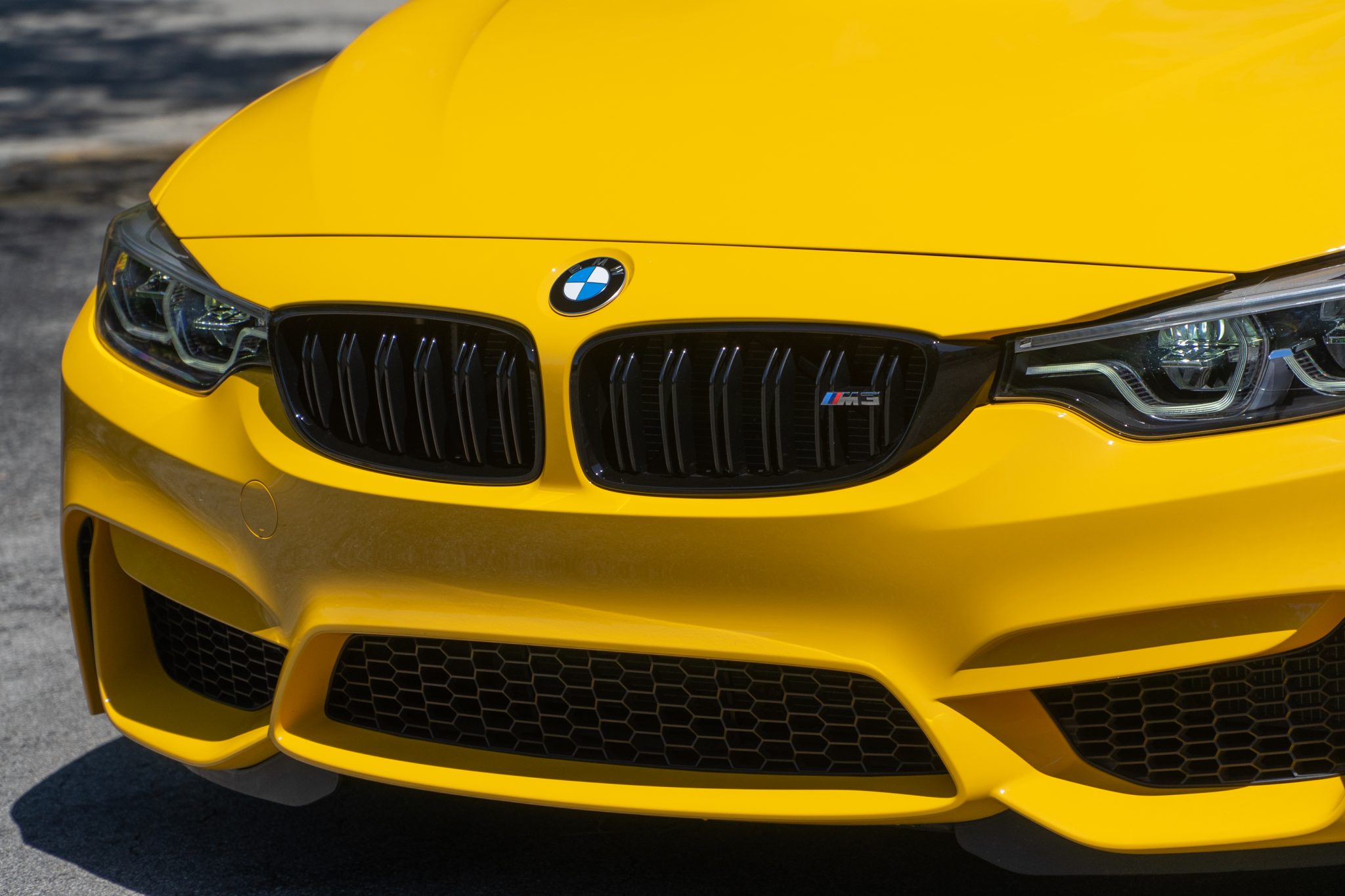 Speed Yellow 2018 BMW M3 Competition Package 6-Speed