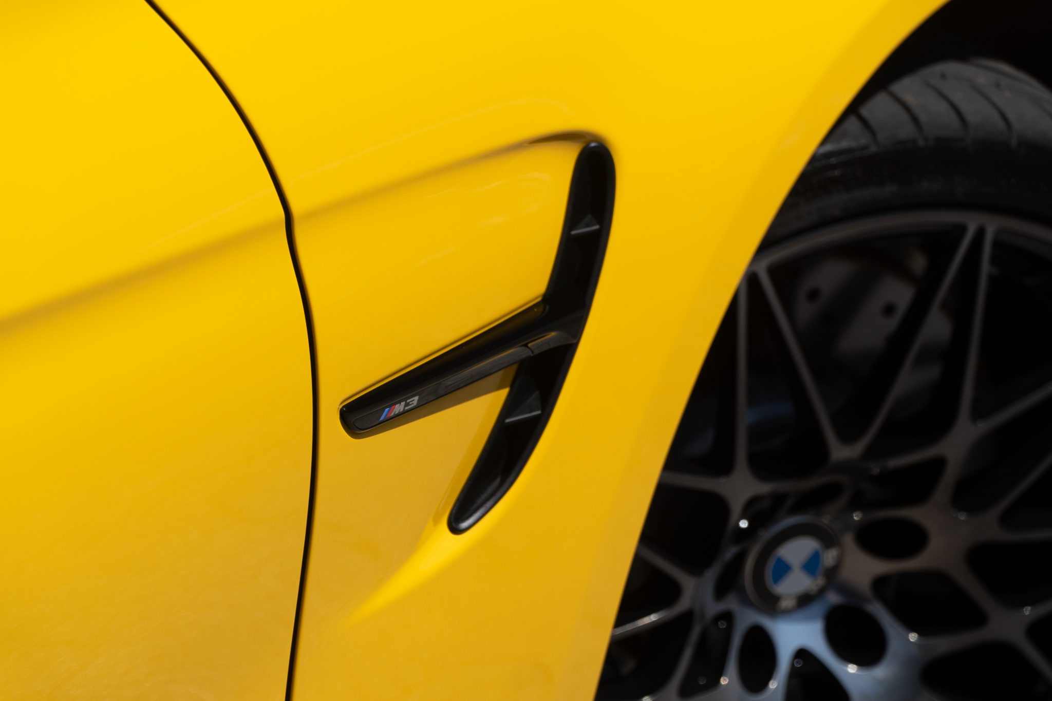 Speed Yellow 2018 BMW M3 Competition Package 6-Speed