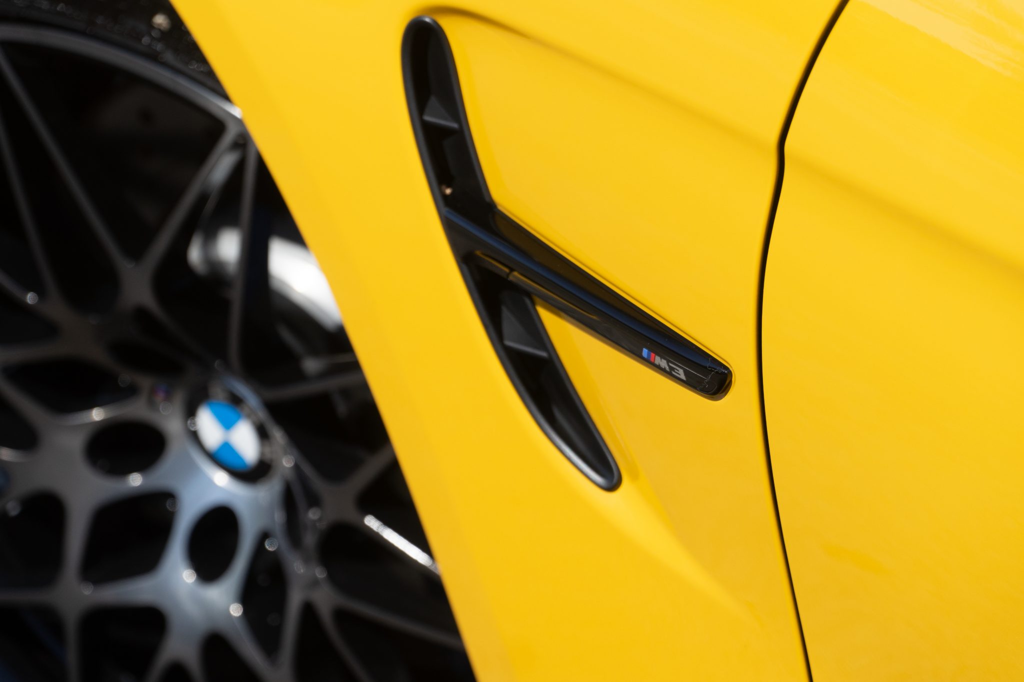 Speed Yellow 2018 BMW M3 Competition Package 6-Speed