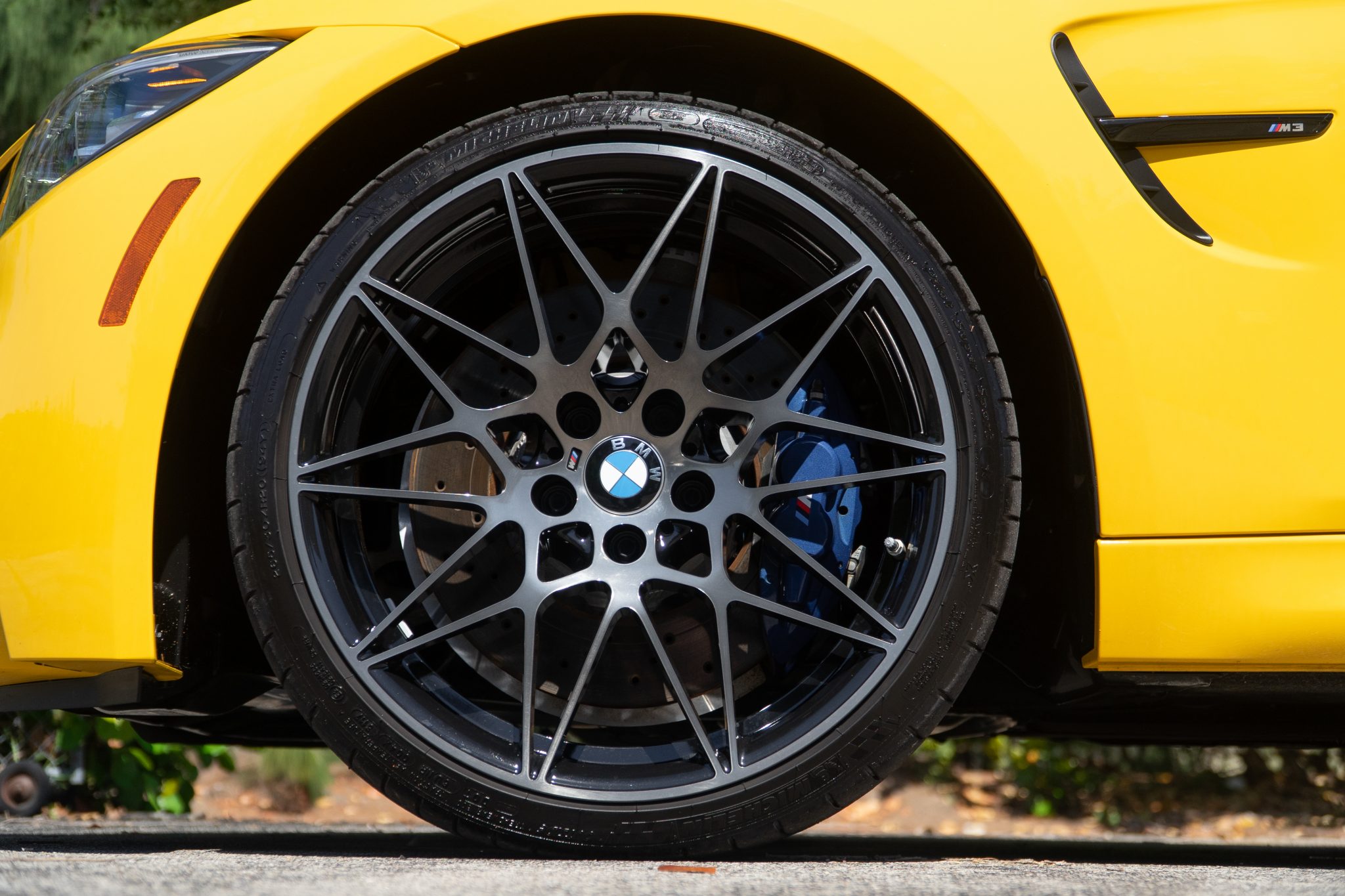Speed Yellow 2018 BMW M3 Competition Package 6-Speed
