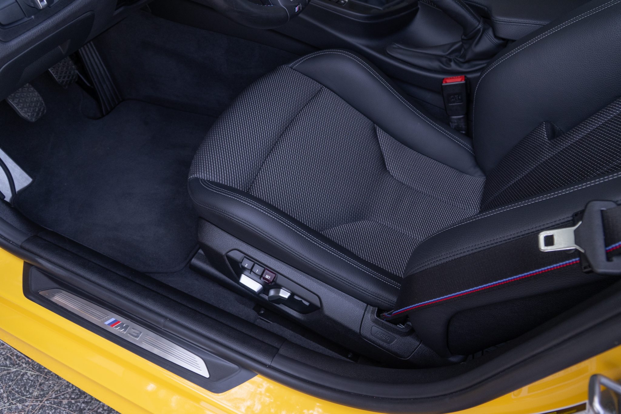 Speed Yellow 2018 BMW M3 Competition Package 6-Speed