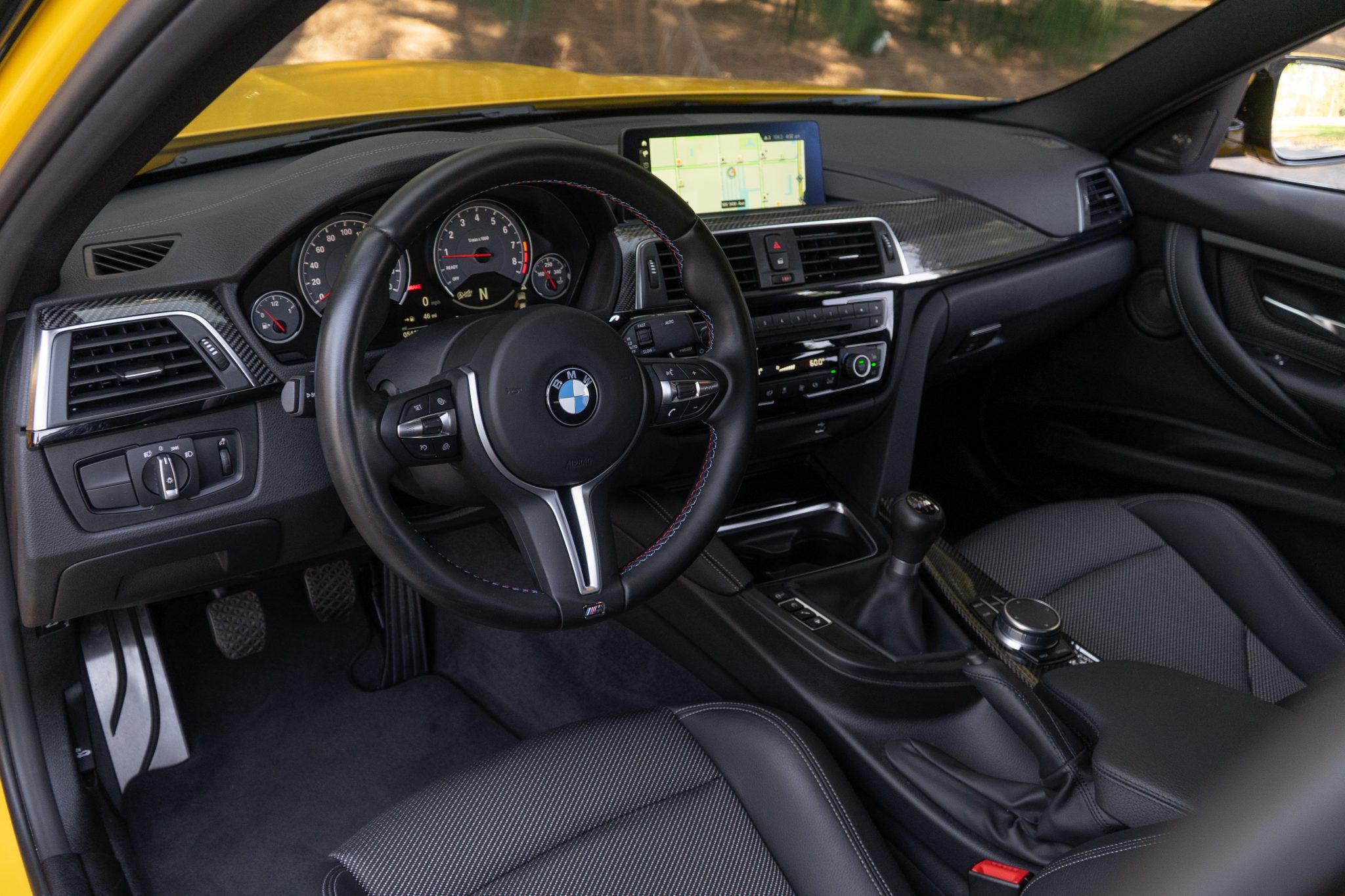 Speed Yellow 2018 BMW M3 Competition Package 6-Speed