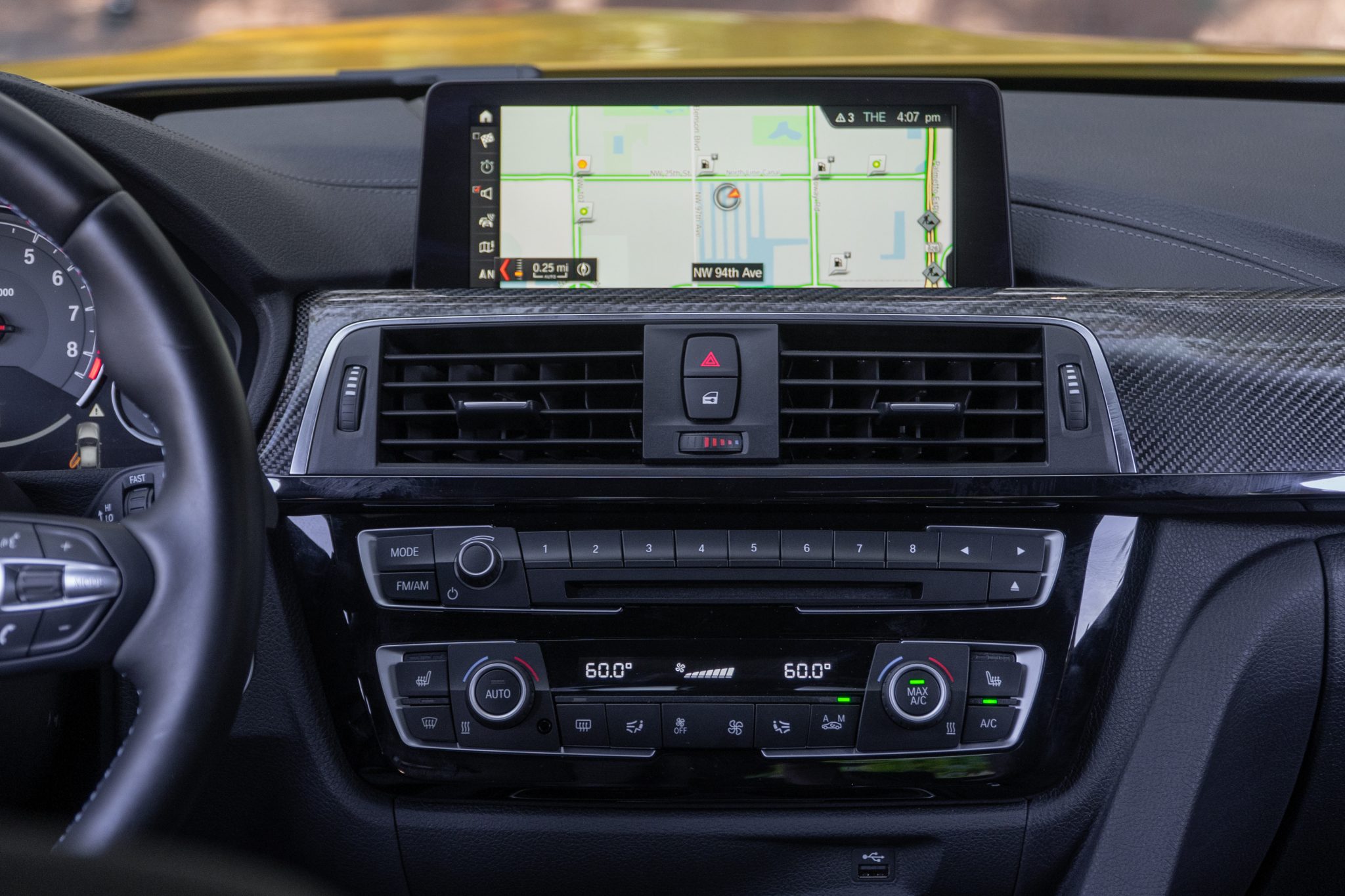 Speed Yellow 2018 BMW M3 Competition Package 6-Speed