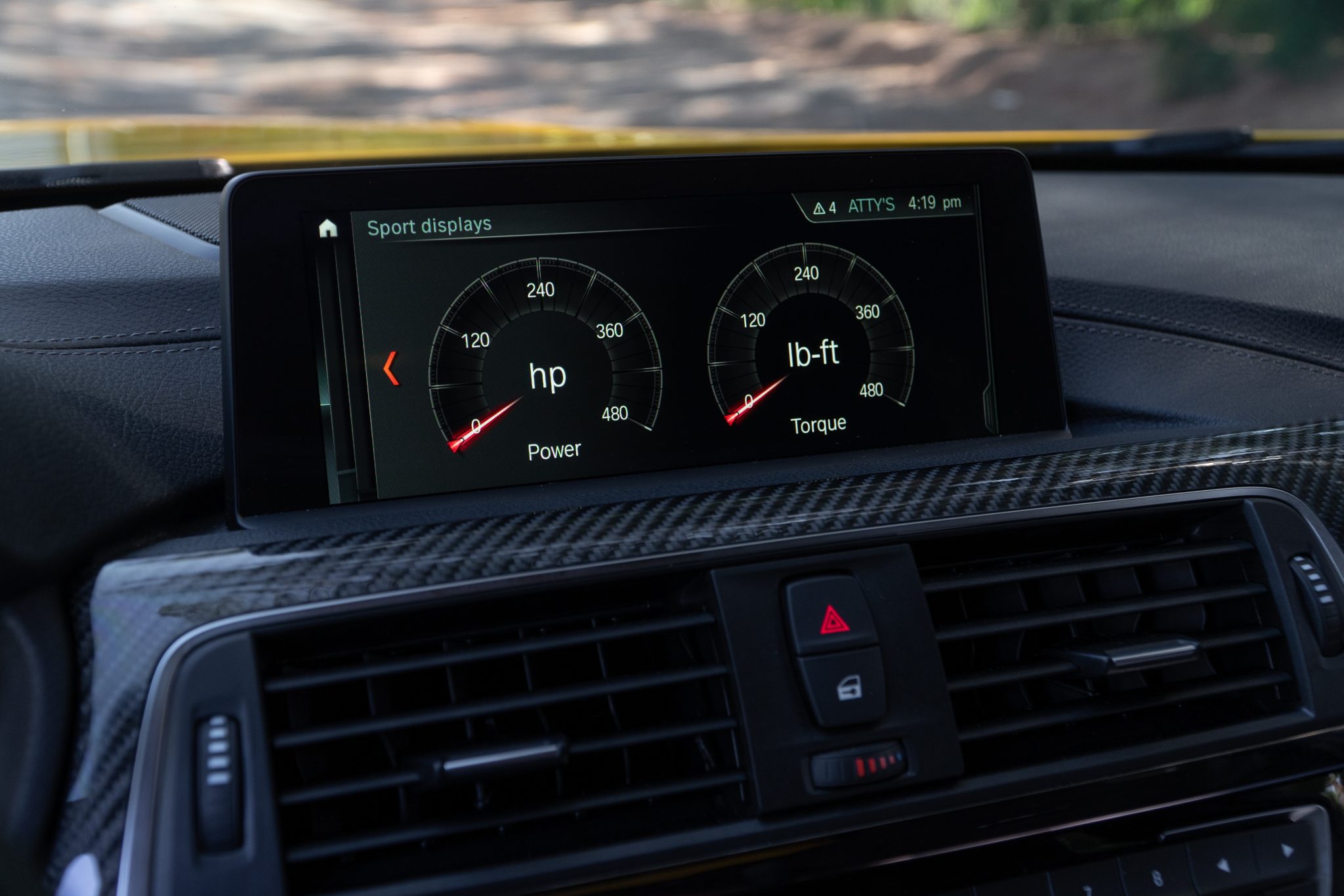 Speed Yellow 2018 BMW M3 Competition Package 6-Speed