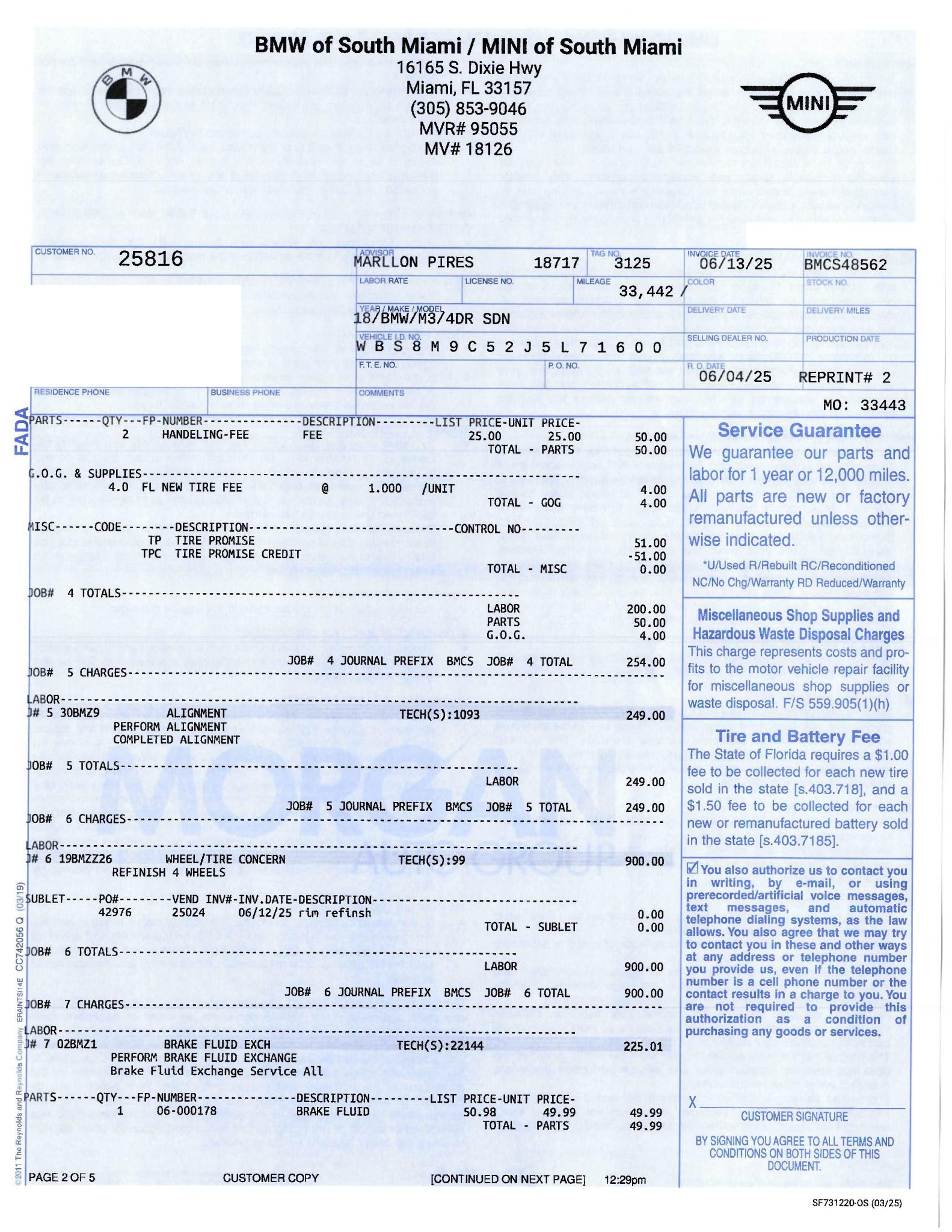 33k-Mile 2018 BMW M3 Competition Package 6-Speed