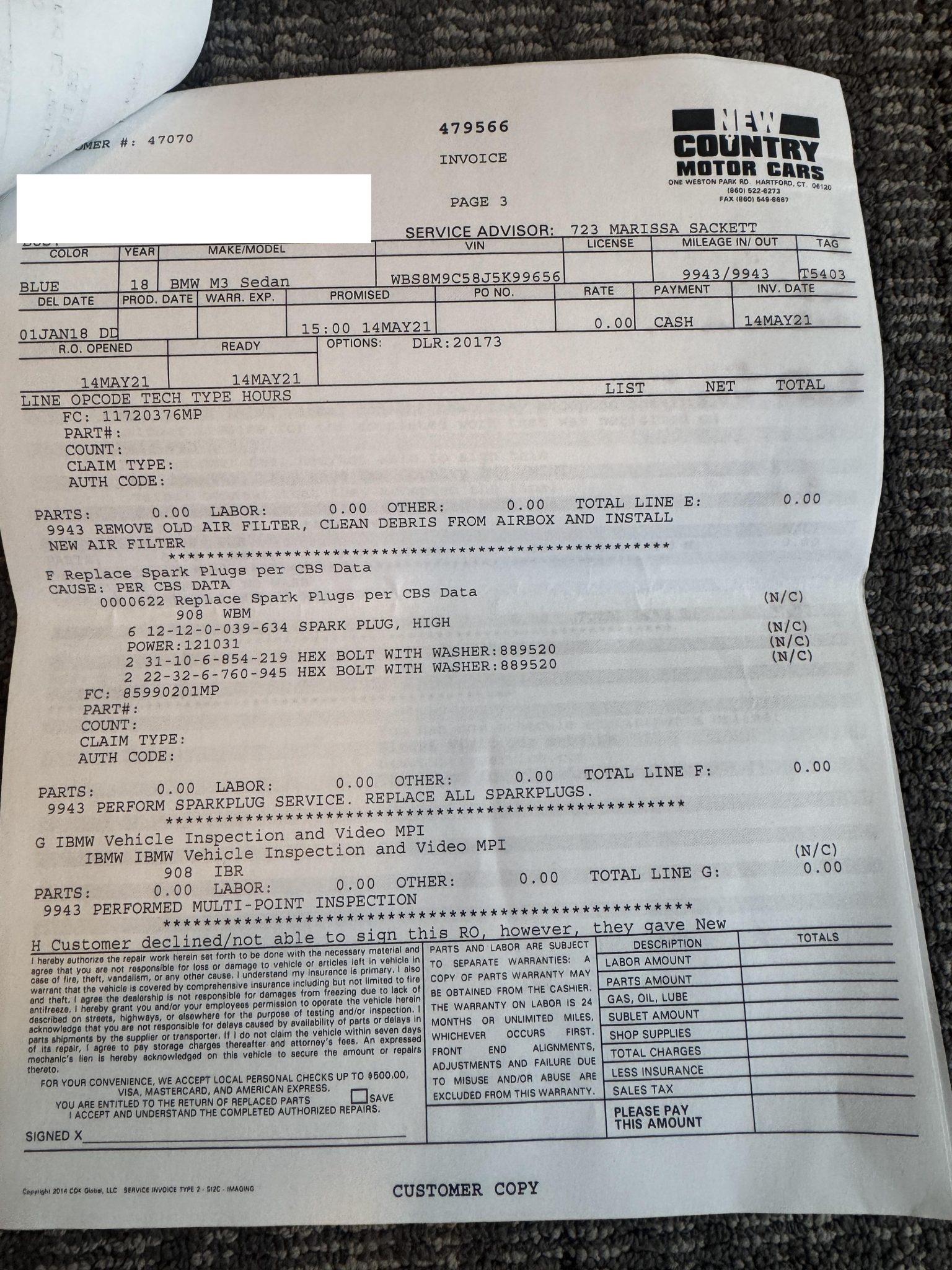 15k-Mile 2018 BMW M3 Competition Package