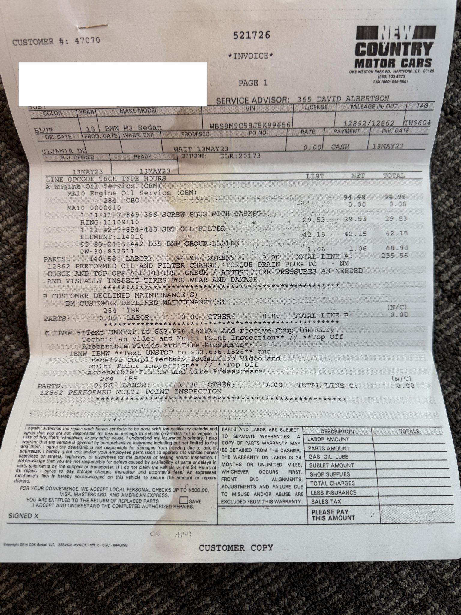 15k-Mile 2018 BMW M3 Competition Package