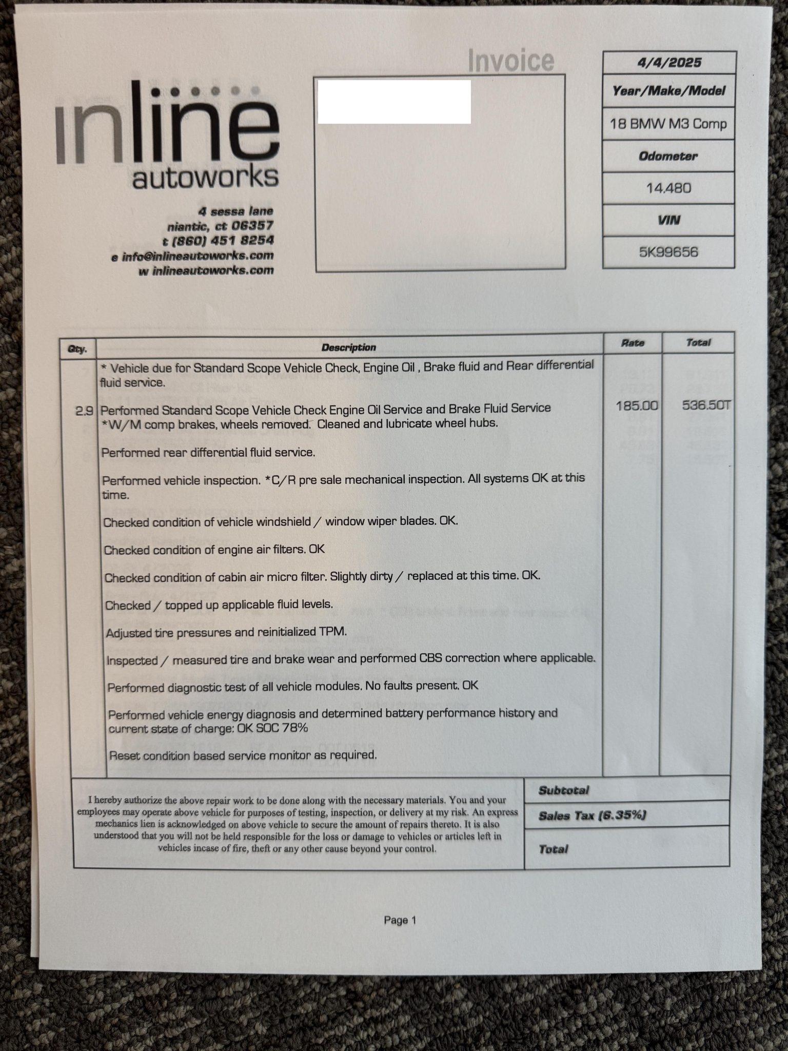 15k-Mile 2018 BMW M3 Competition Package