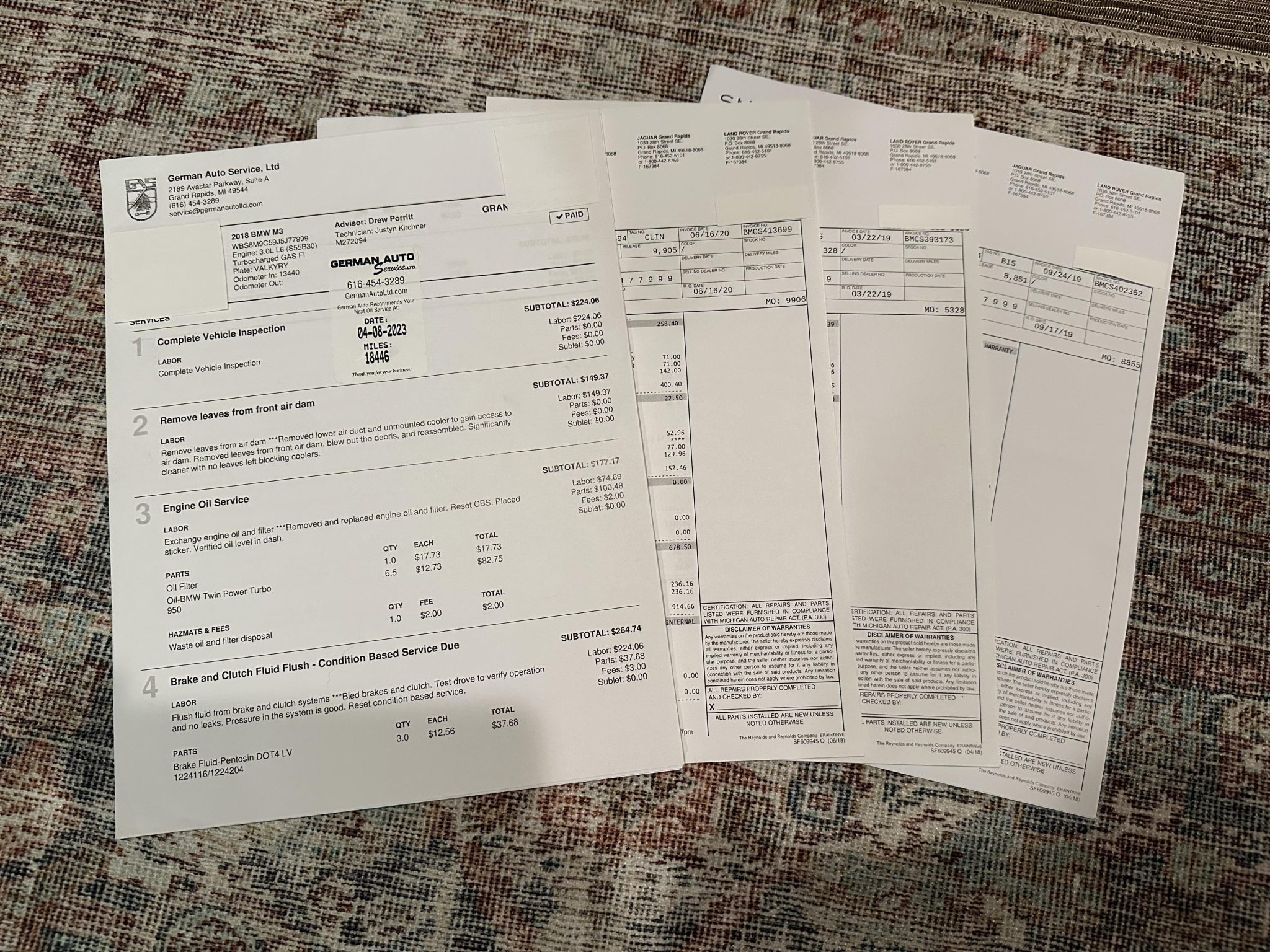 14k-Mile 2018 BMW M3 Competition Package 6-Speed