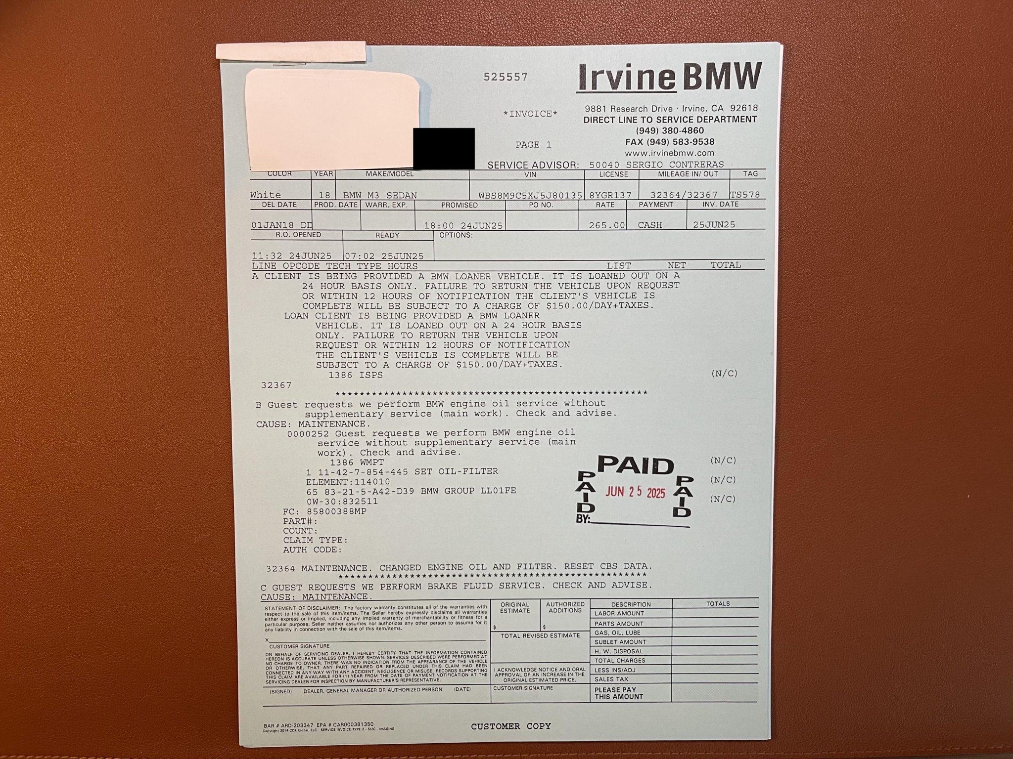 32k-Mile 2018 BMW M3 Competition Package 6-Speed