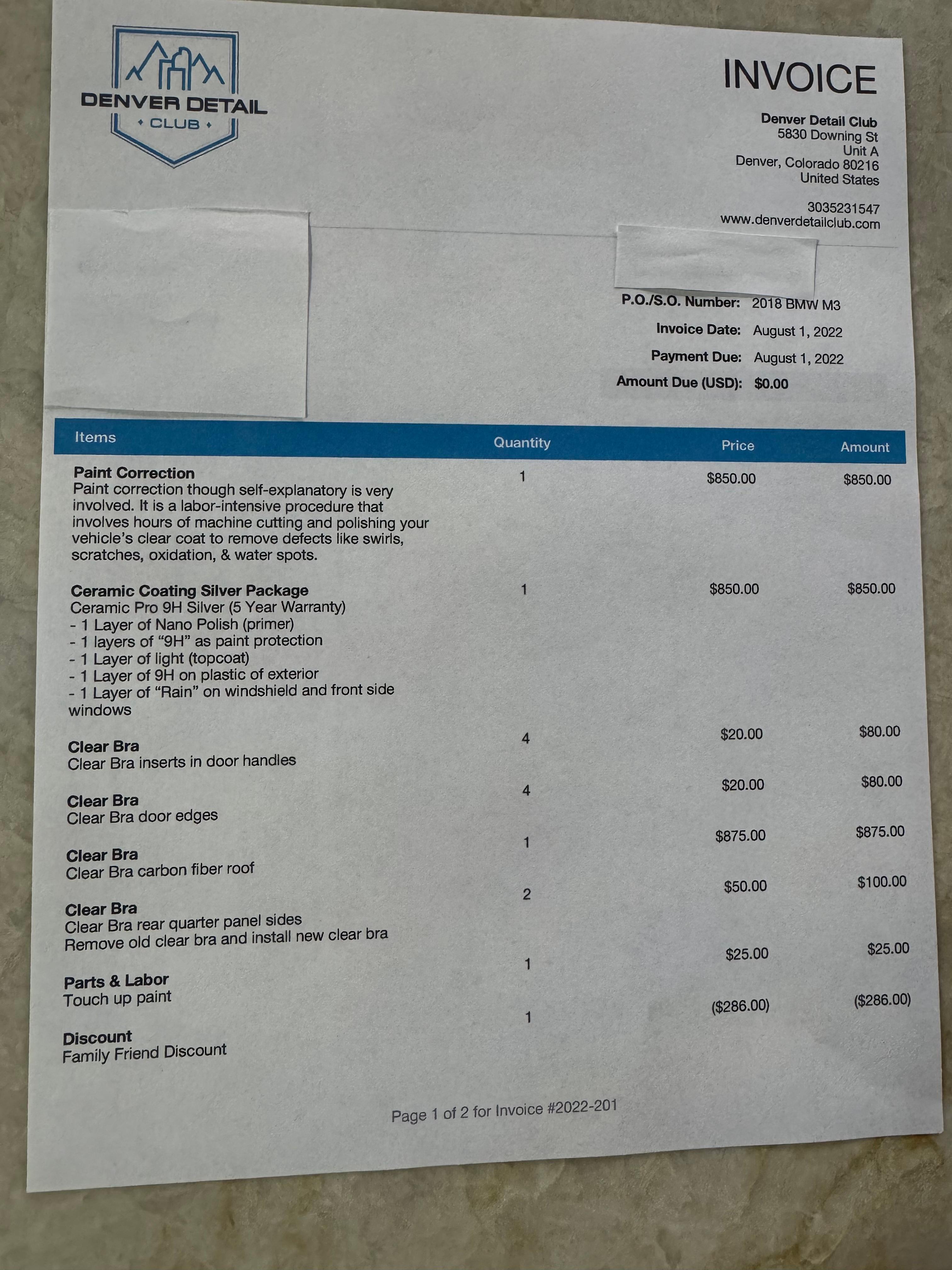 2018 BMW M3 Competition Package