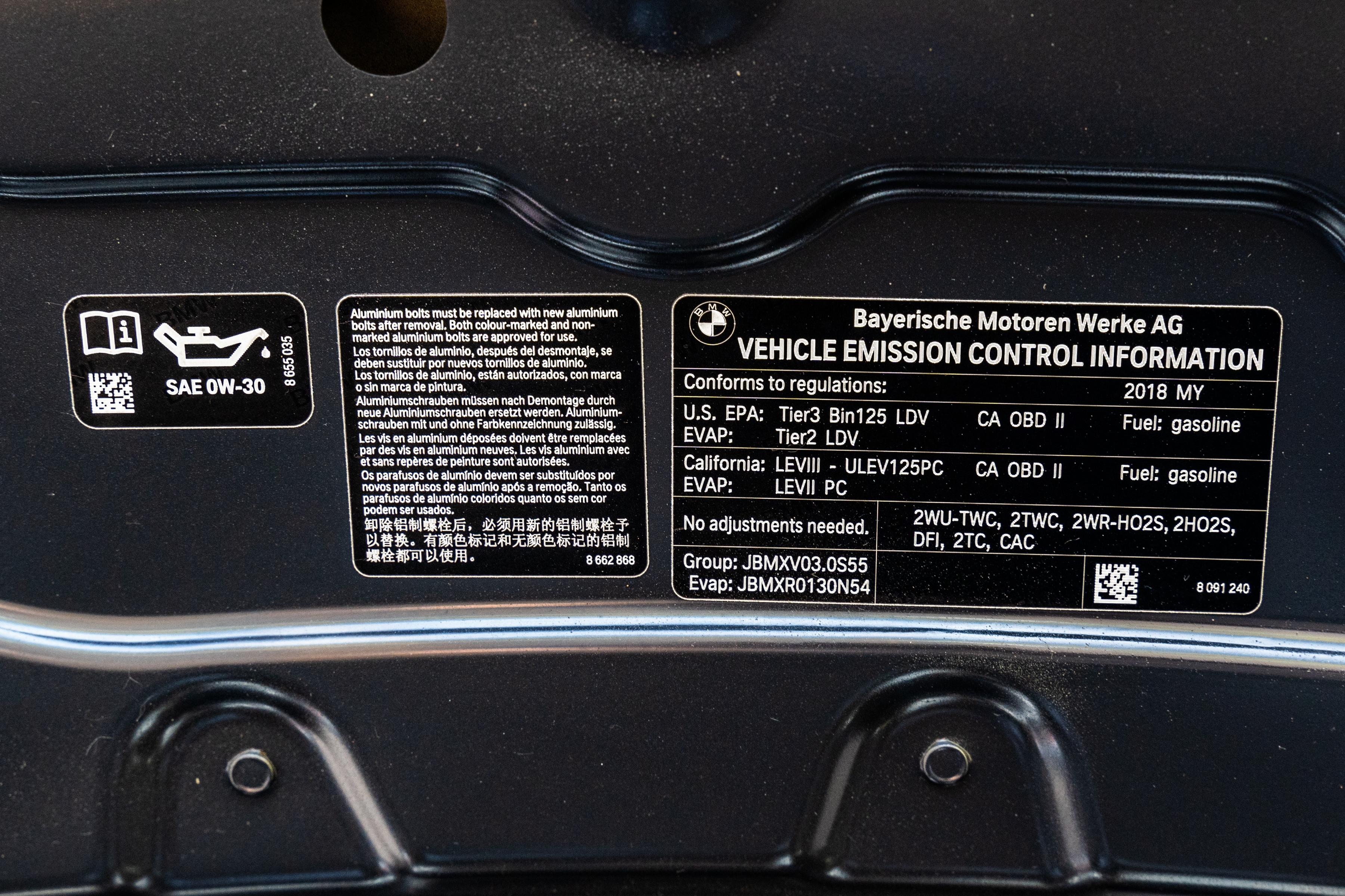 2018 BMW M3 Competition Package